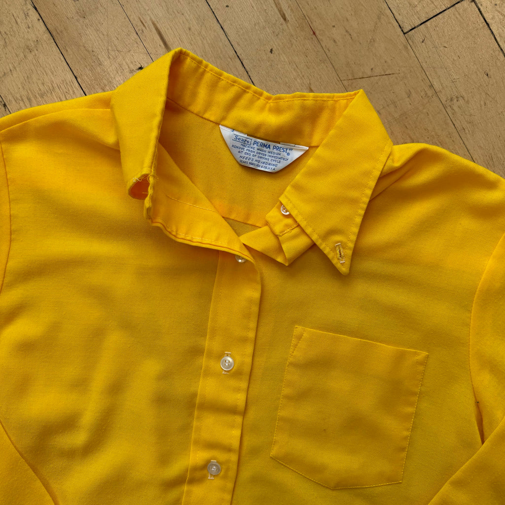 Vintage Sears Button Up T-shirt Sz M