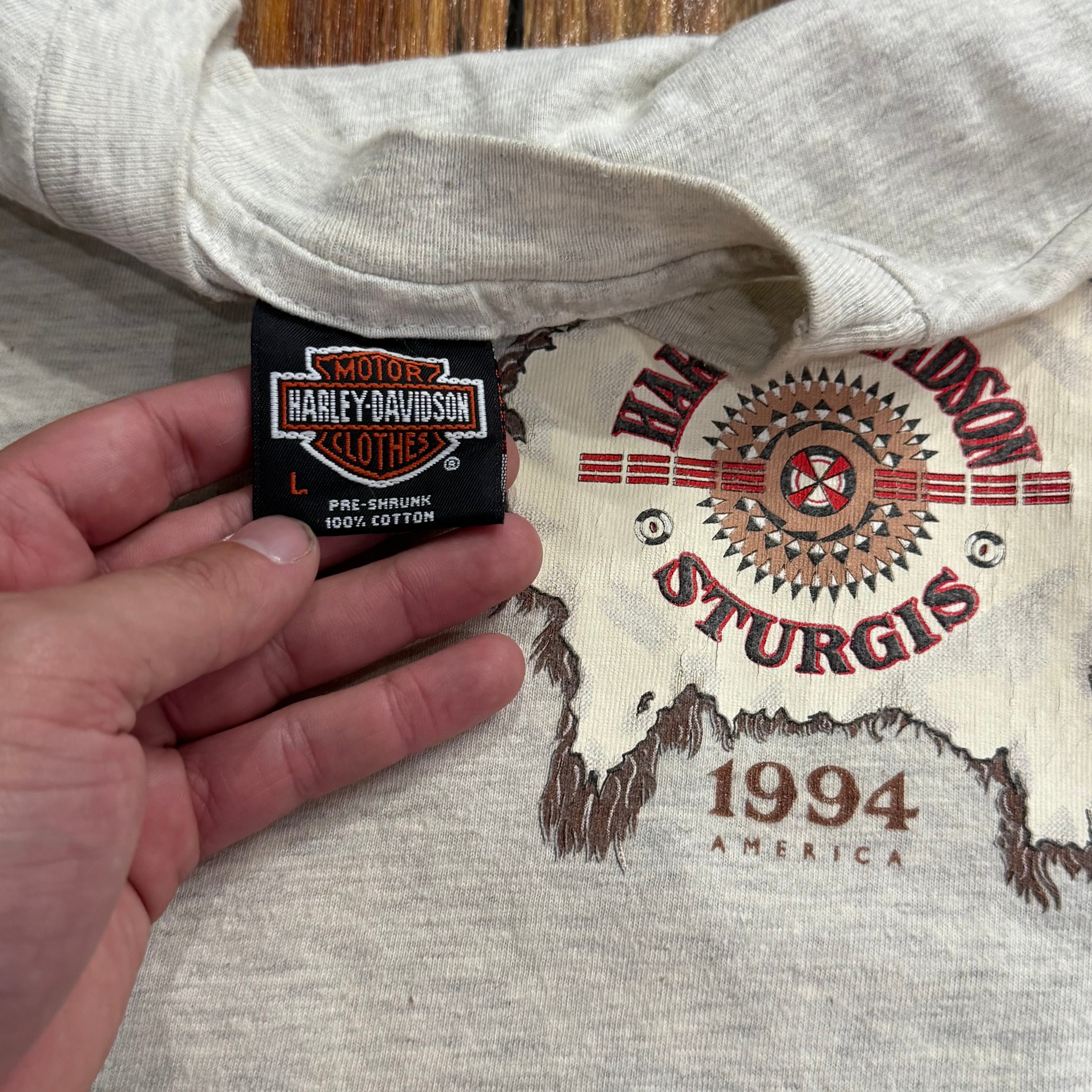Vintage Sturgis Harley Davidson T-shirt Sz L