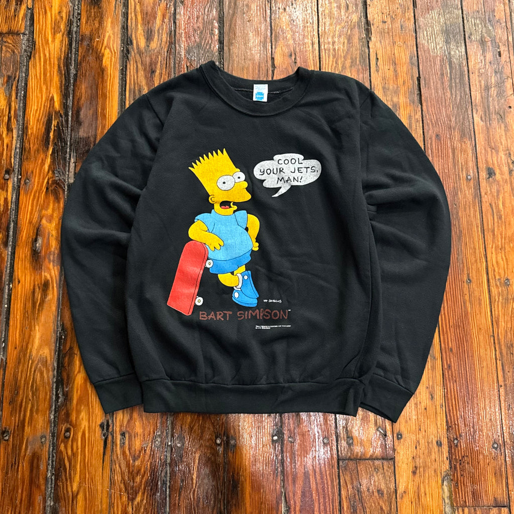 Vintage Bart Simpson Cool your Jets T-shirt Sz S