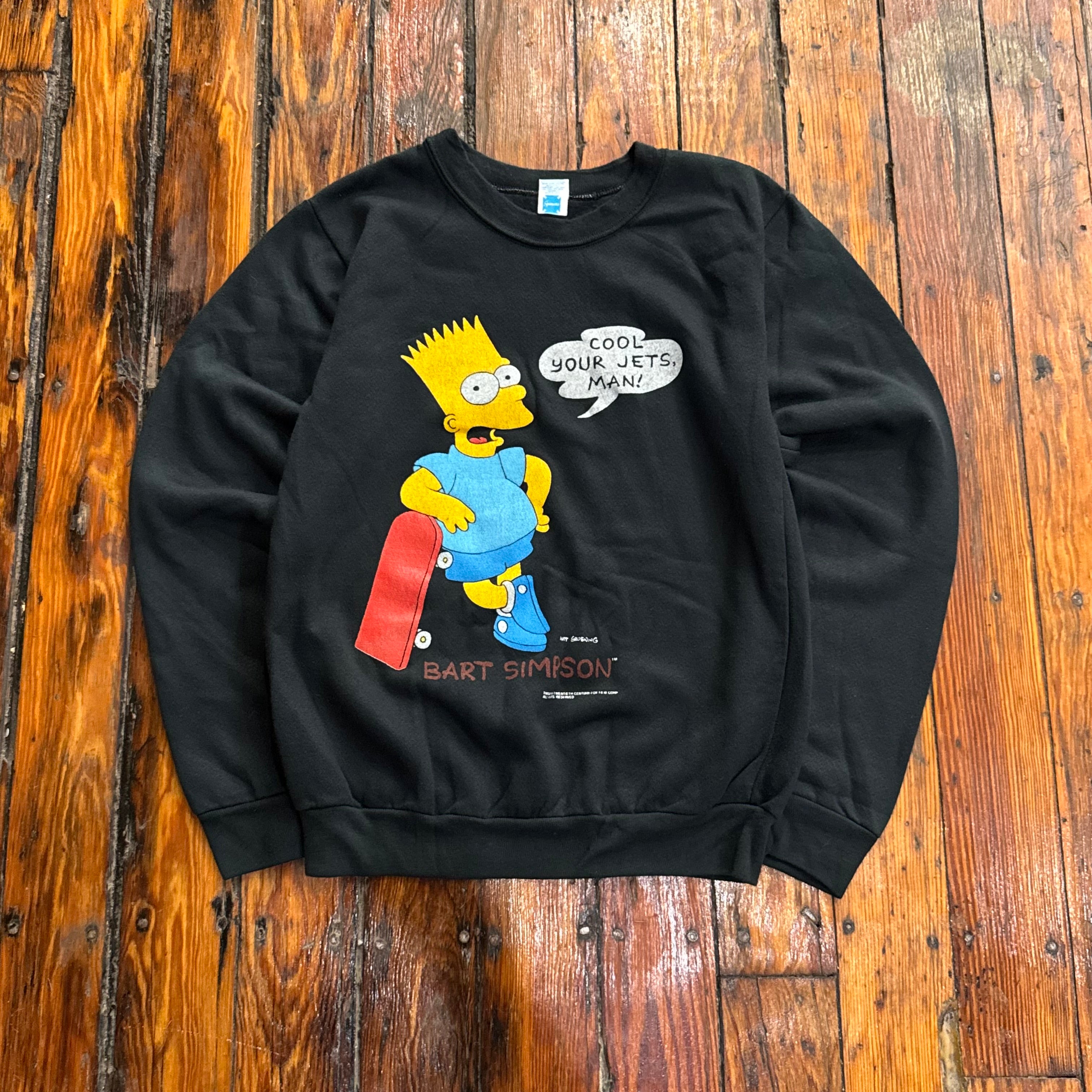 Vintage Bart Simpson Cool your Jets T-shirt Sz S
