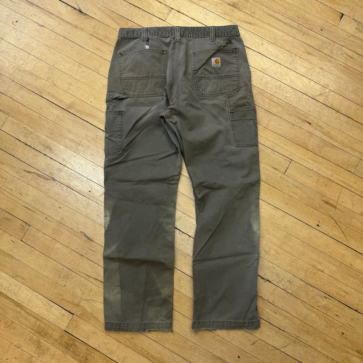 Vintage Thrashed & Faded Carhartt Cargo Pants Sz 36x32