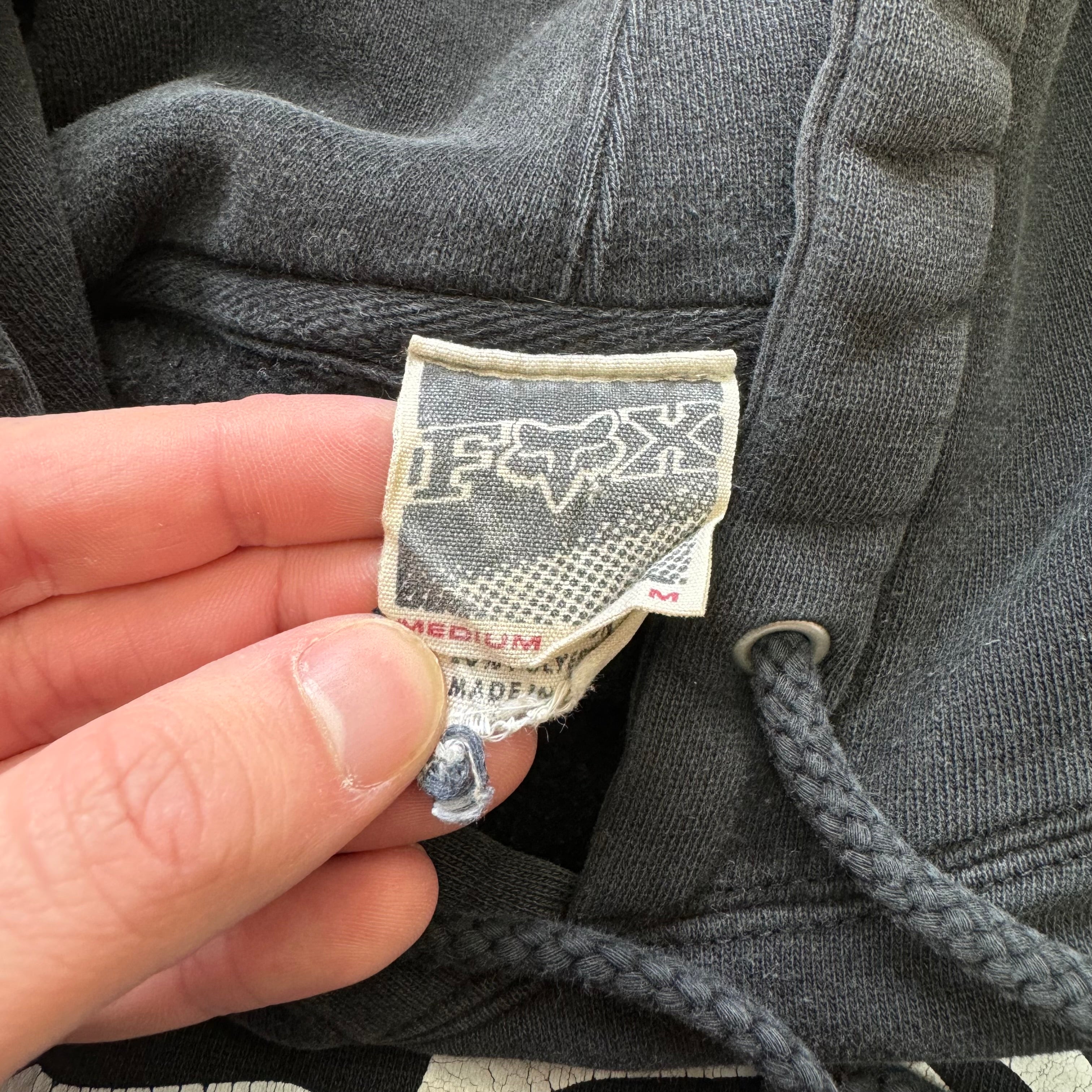 Y2K Fox Racing Hoodie Sz M