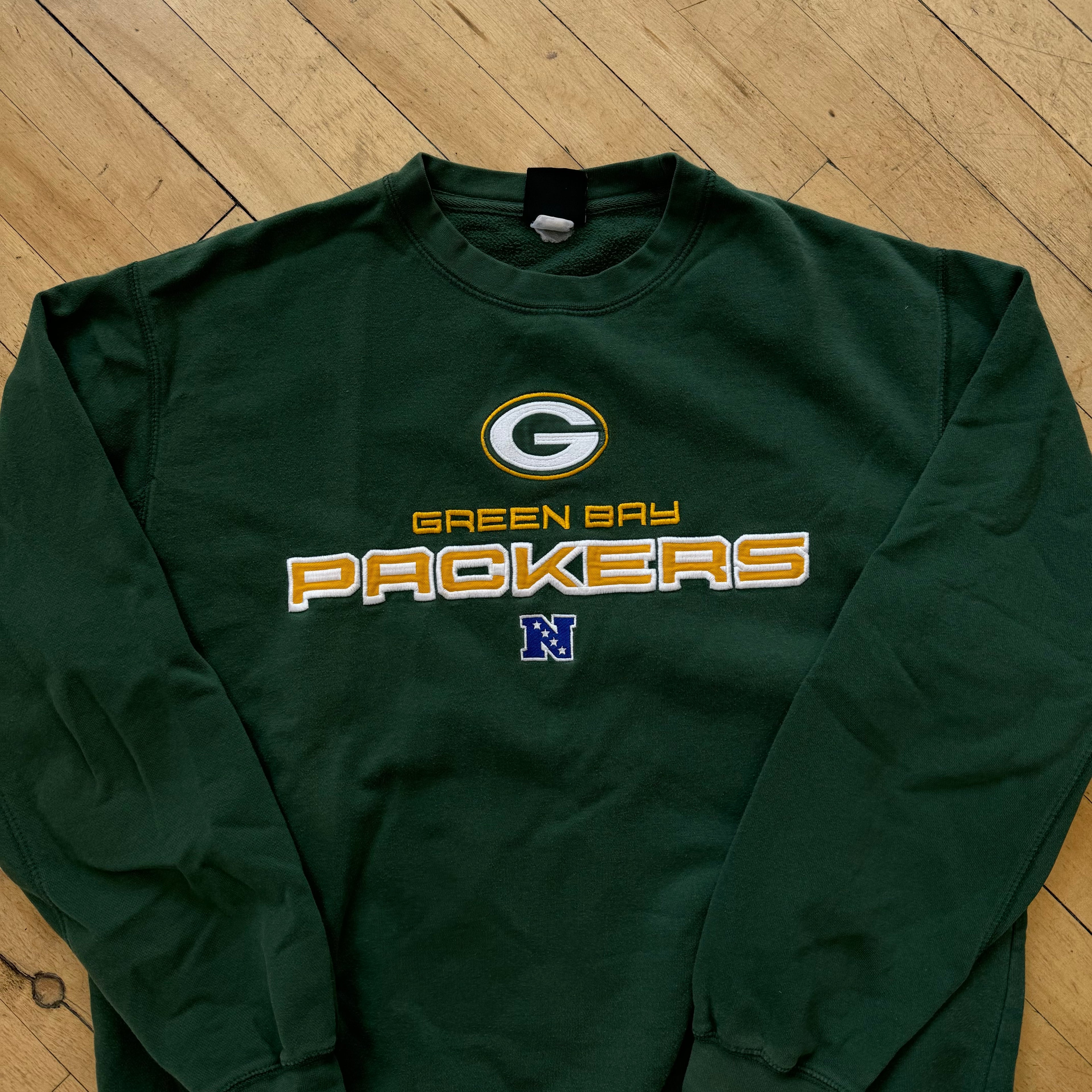 Vintage Packers SpellOut CrewNeck Sz L