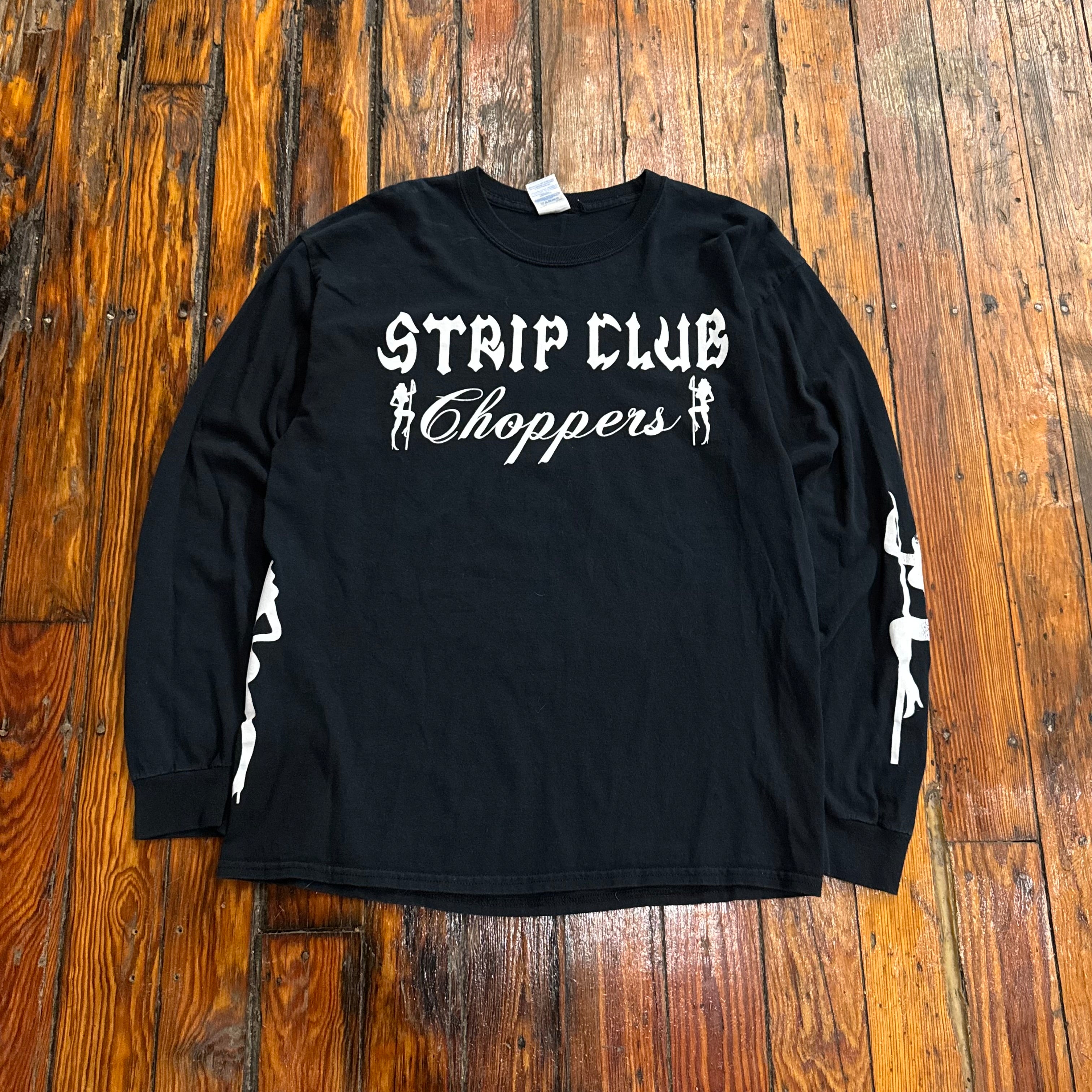 Y2K Strip Club Choppers T-shirt Sz L