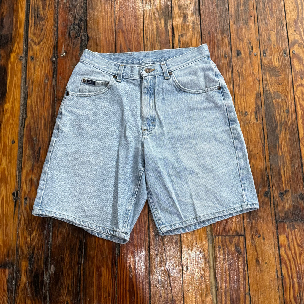 Vintage Light Wash Denim Jean Shorts Sz 28