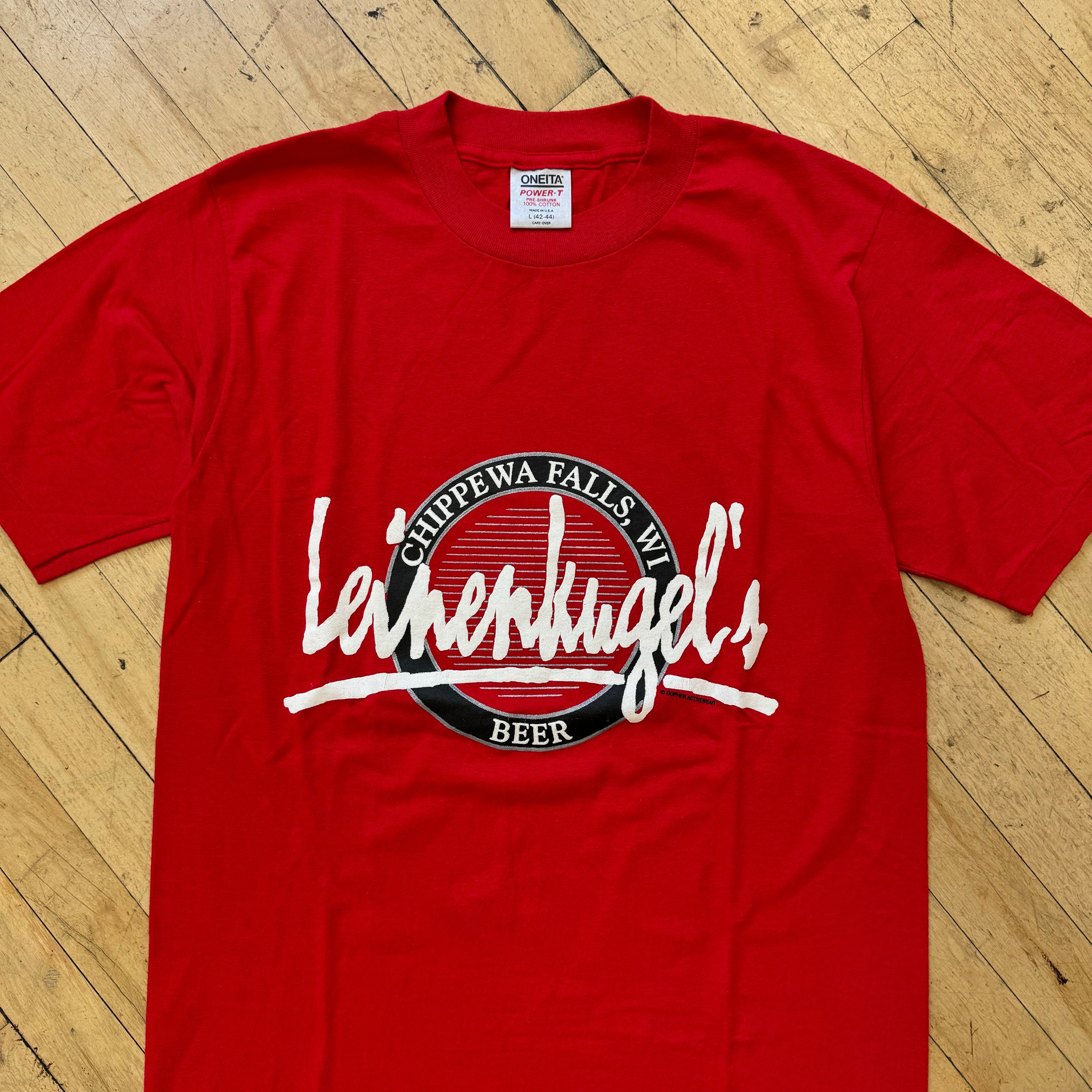 Vintage Chippewa Falls WI Beer T-shirt Sz L