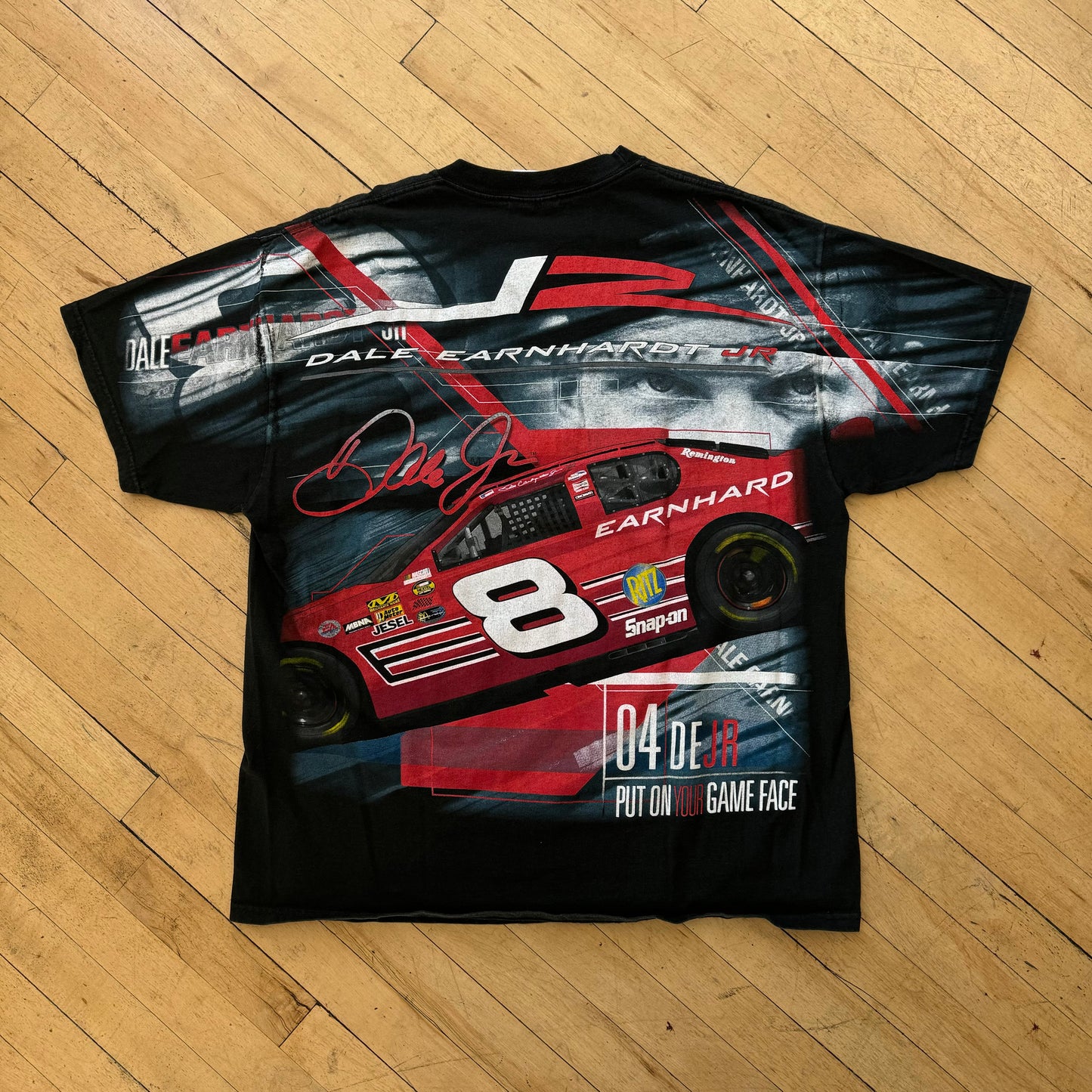 Vintage Dale Earnhardt Nascar AOP T-shirt Sz L