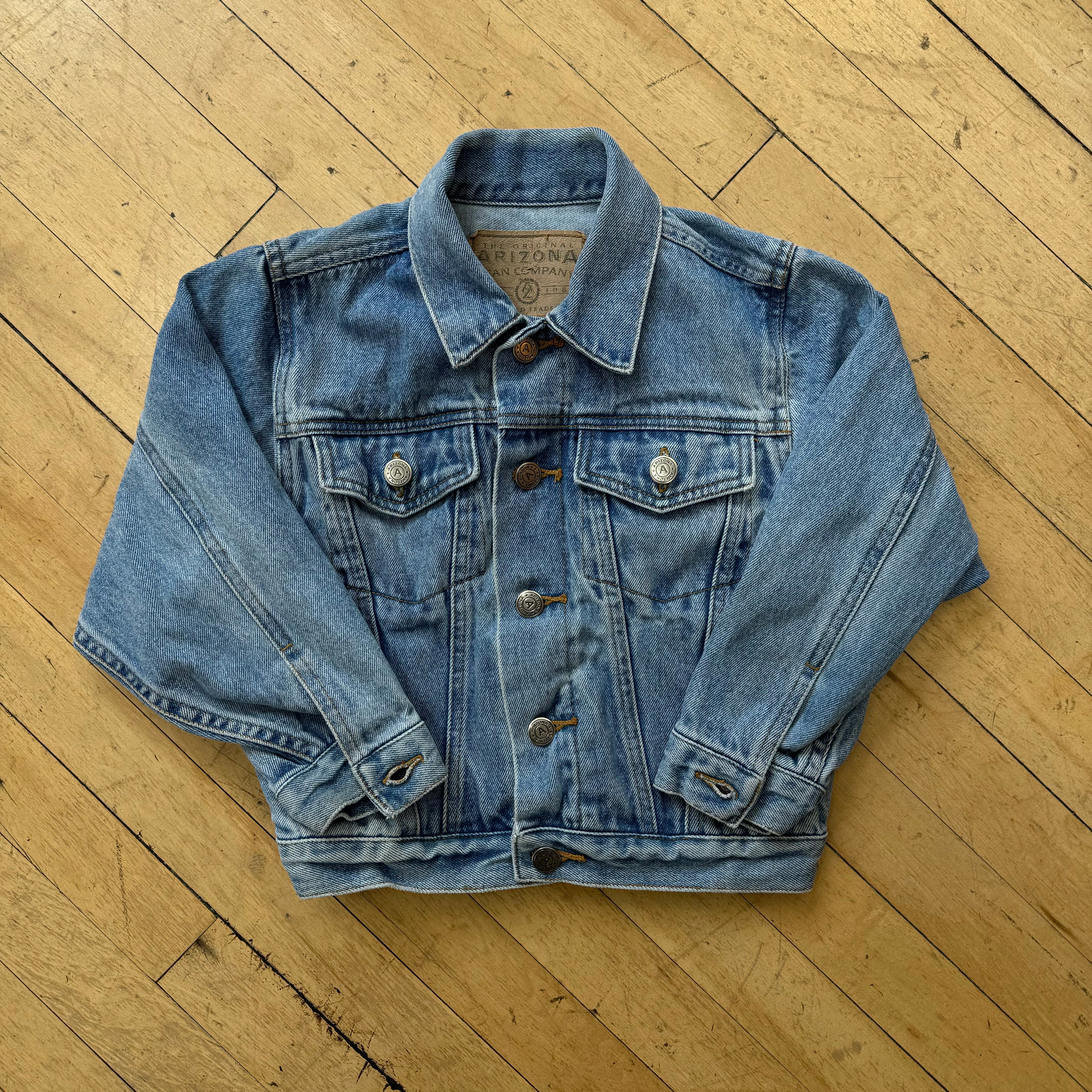 Vintage Arizona Jeans Denim Jacket Sz 6-7