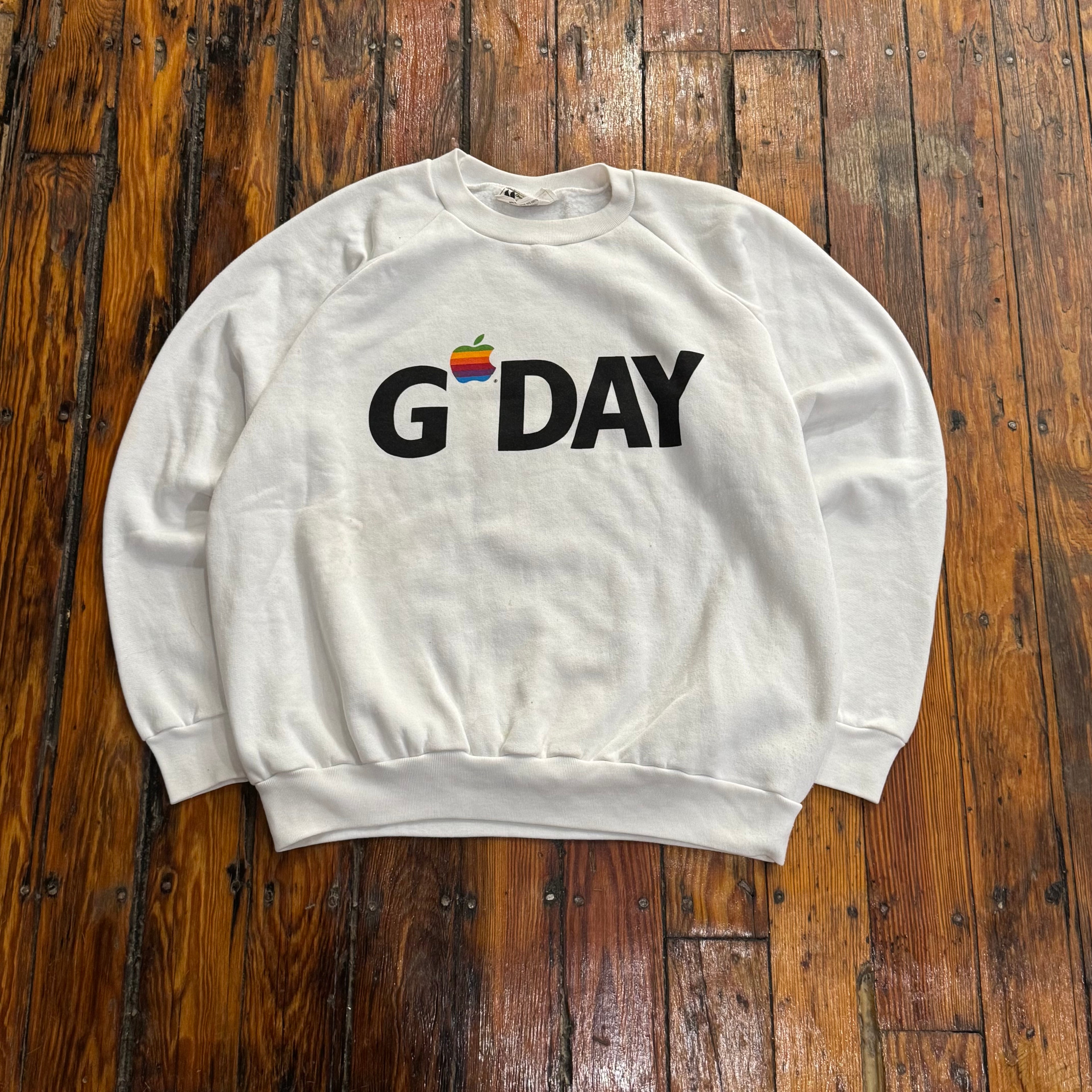 Vintage G-Day Apple Promo Crewneck Sz L