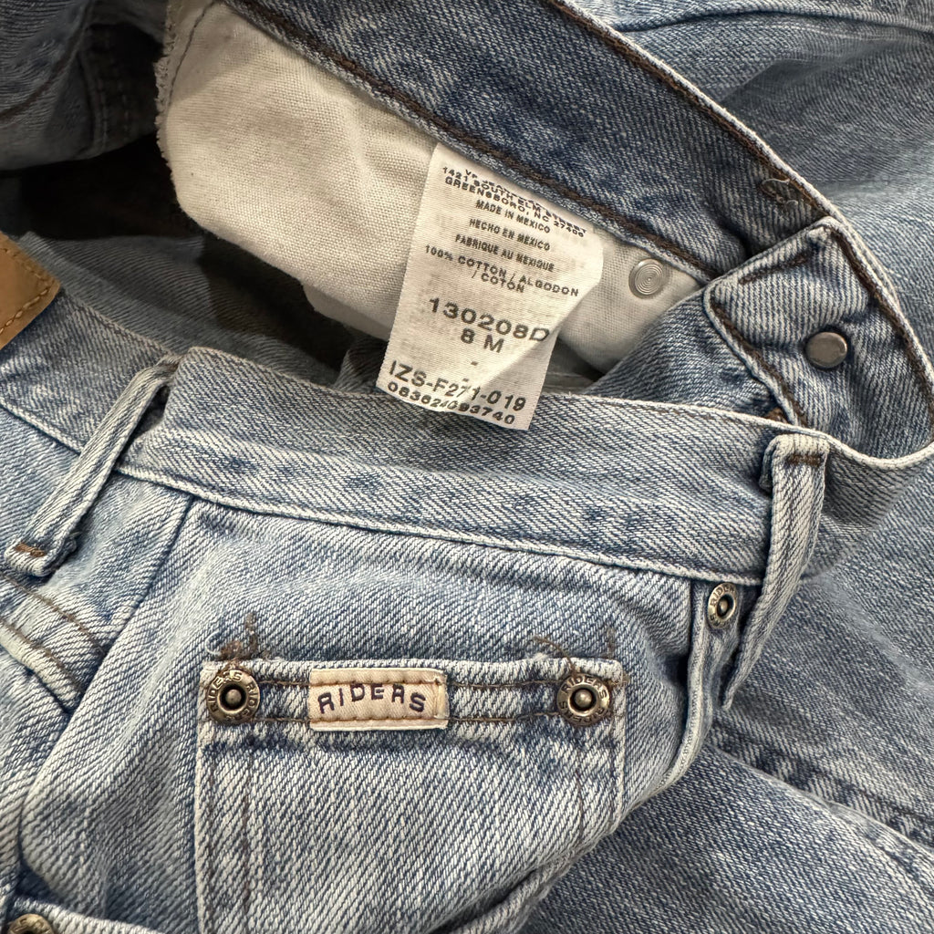 Vintage Light Wash Riders Denim Jeans Sz 8