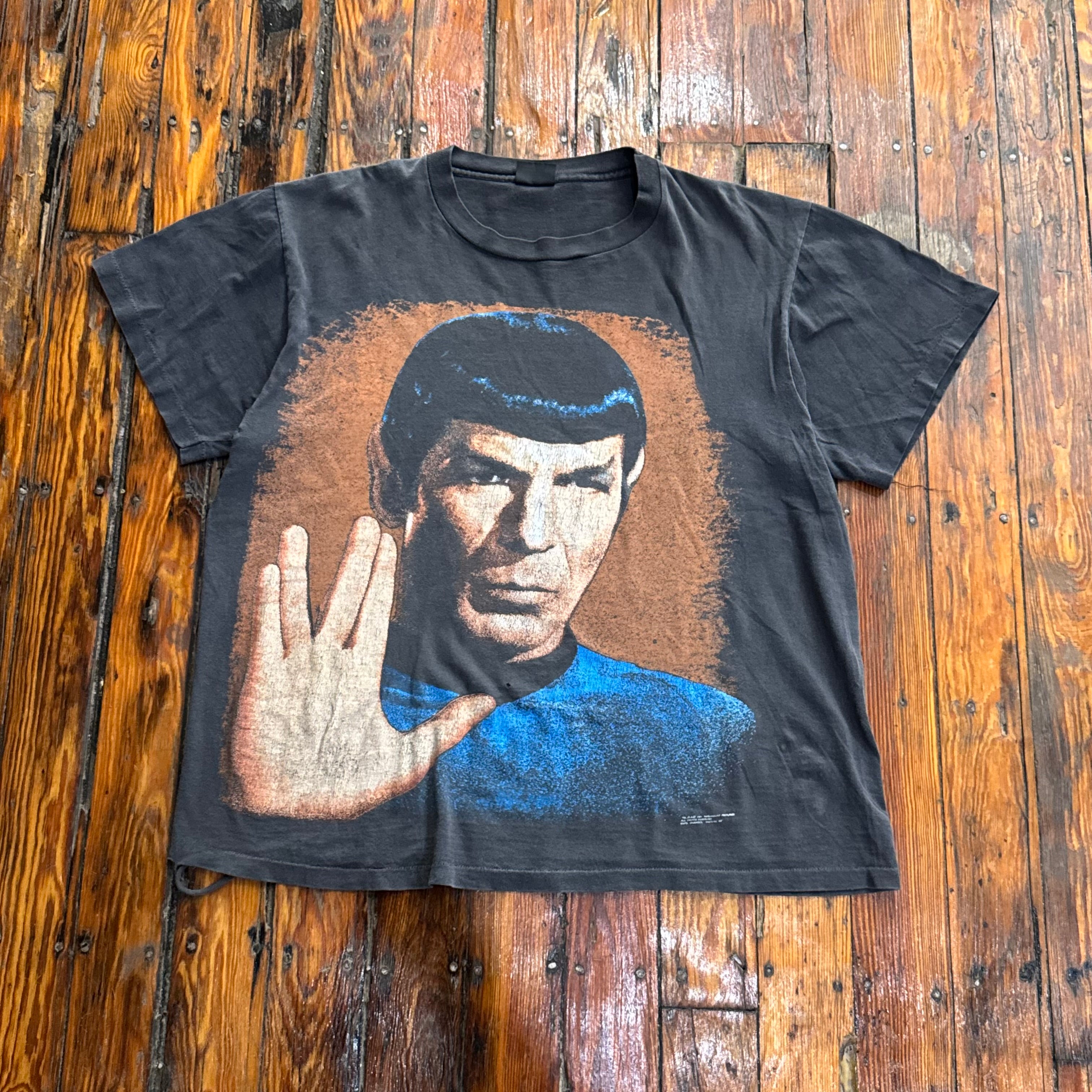 Vintage Star Trek Spock Live Long & Prosper T-shirt Sz L