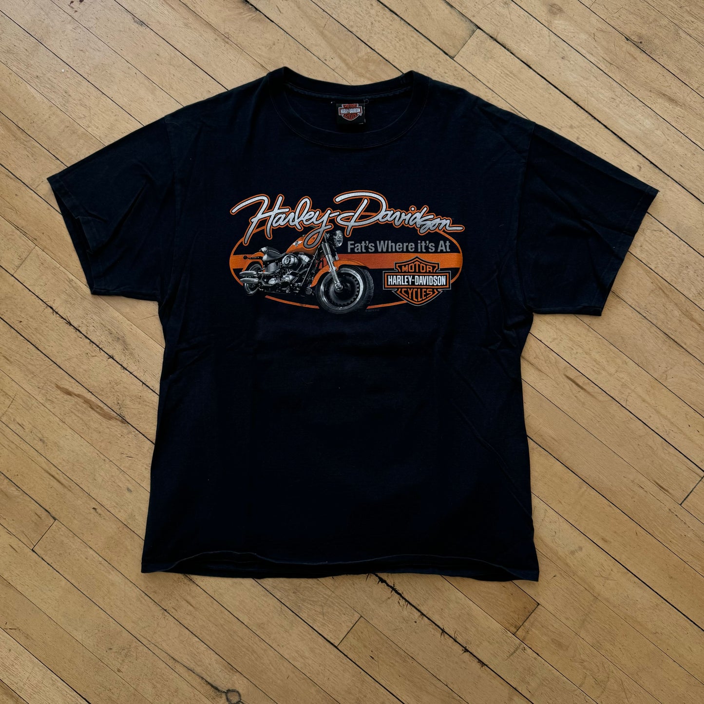 Harley Davidson Fat is where it’s at Arizona T-shirt Sz M