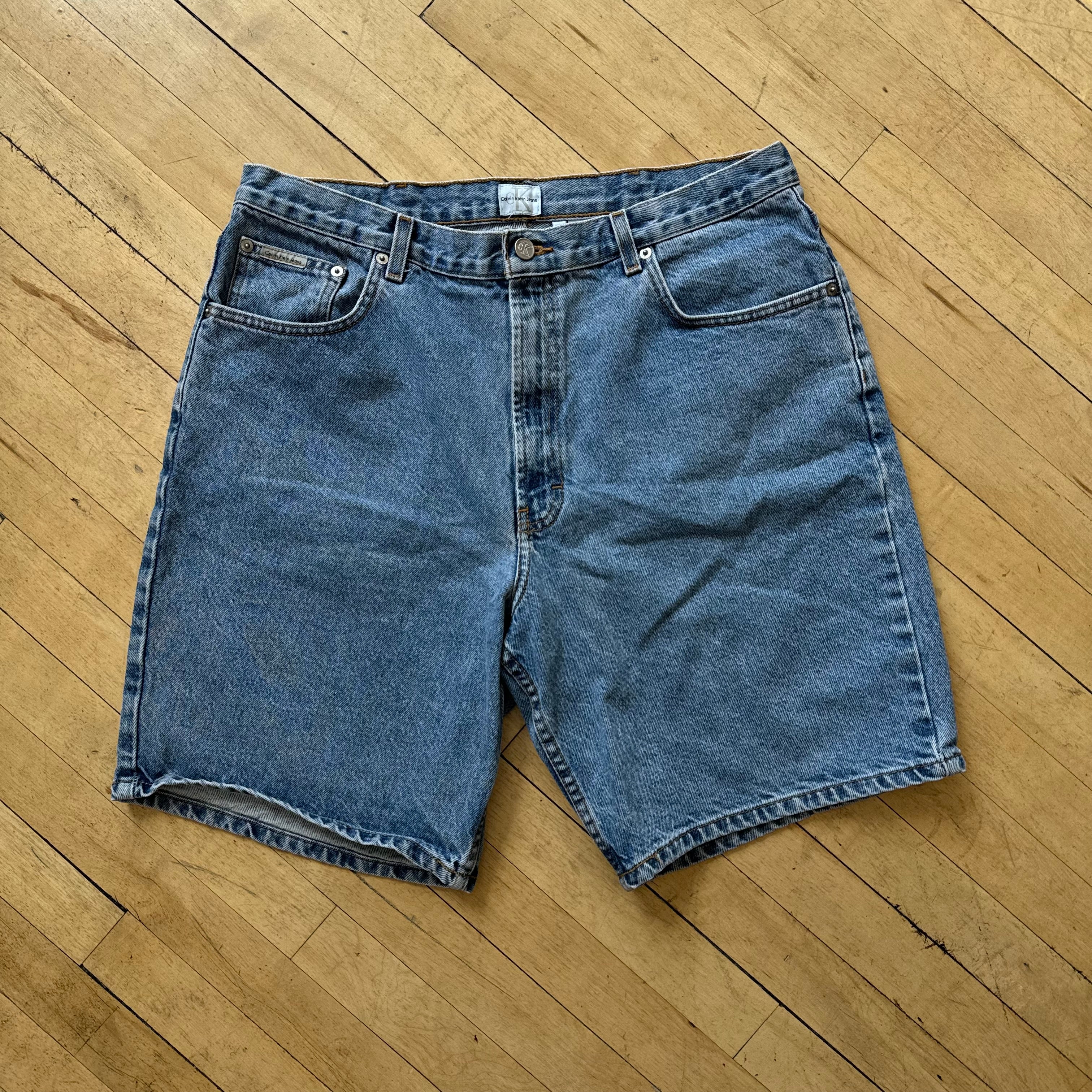 Vintage Calvin Klein Denim Jean Shorts Sz 36