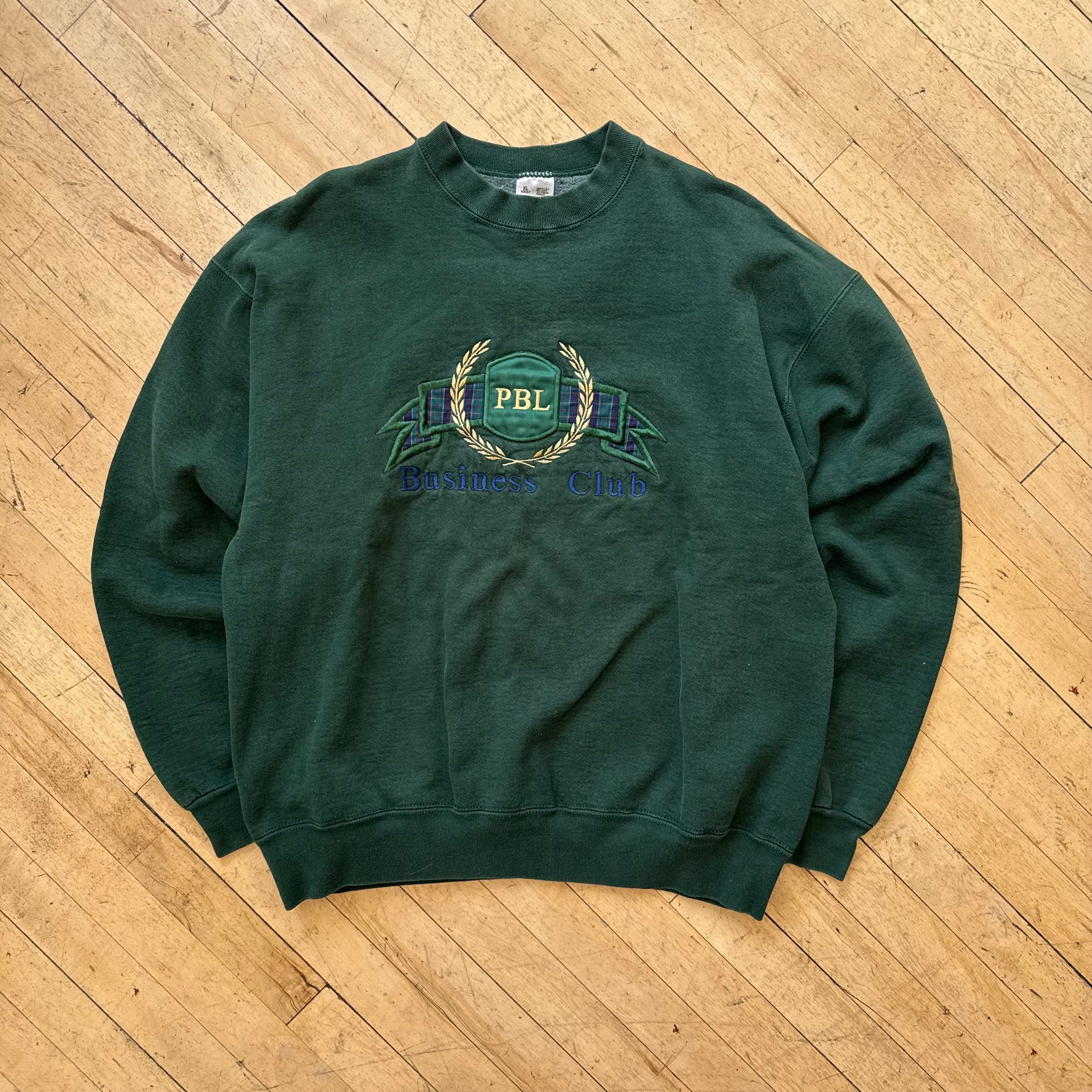 Vintage PBL Business Club Crewneck Sz L