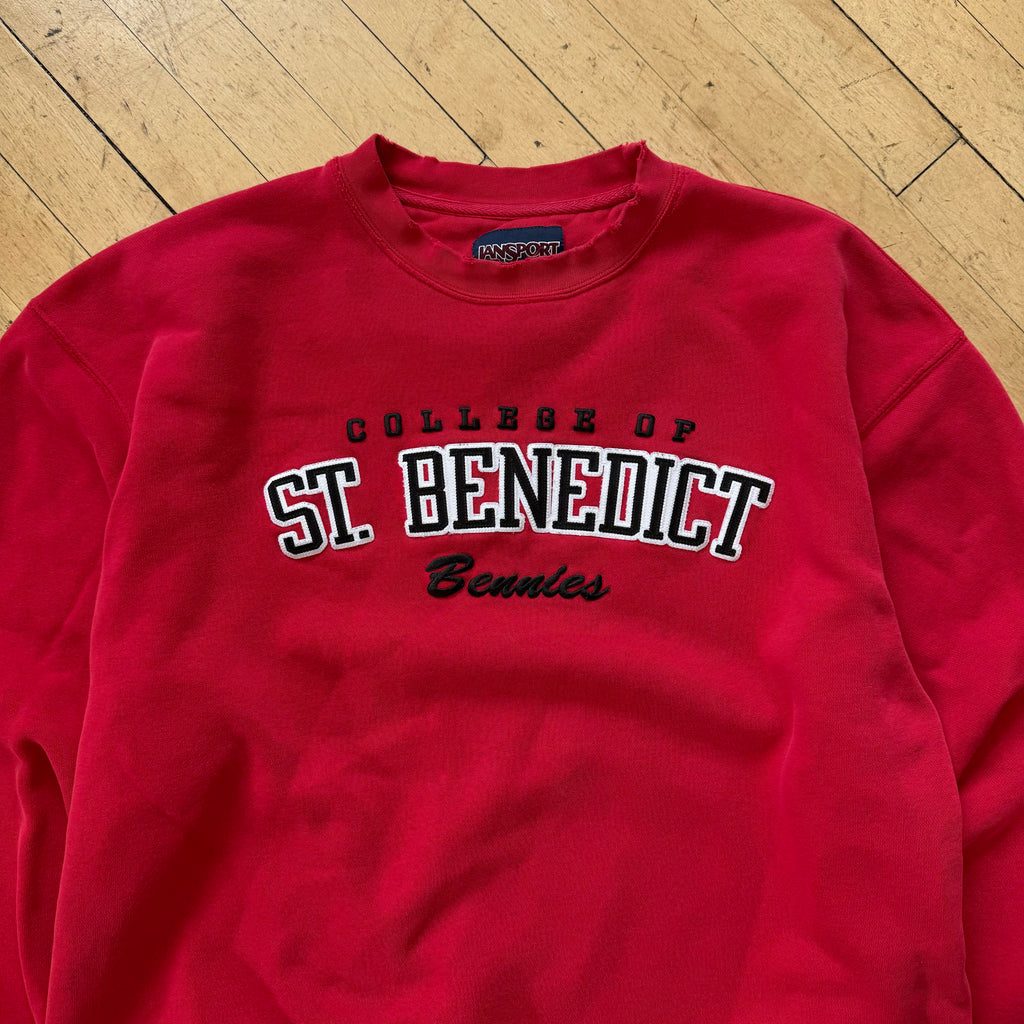 Vintage College Of St. Benedict CrewNeck Sz XL