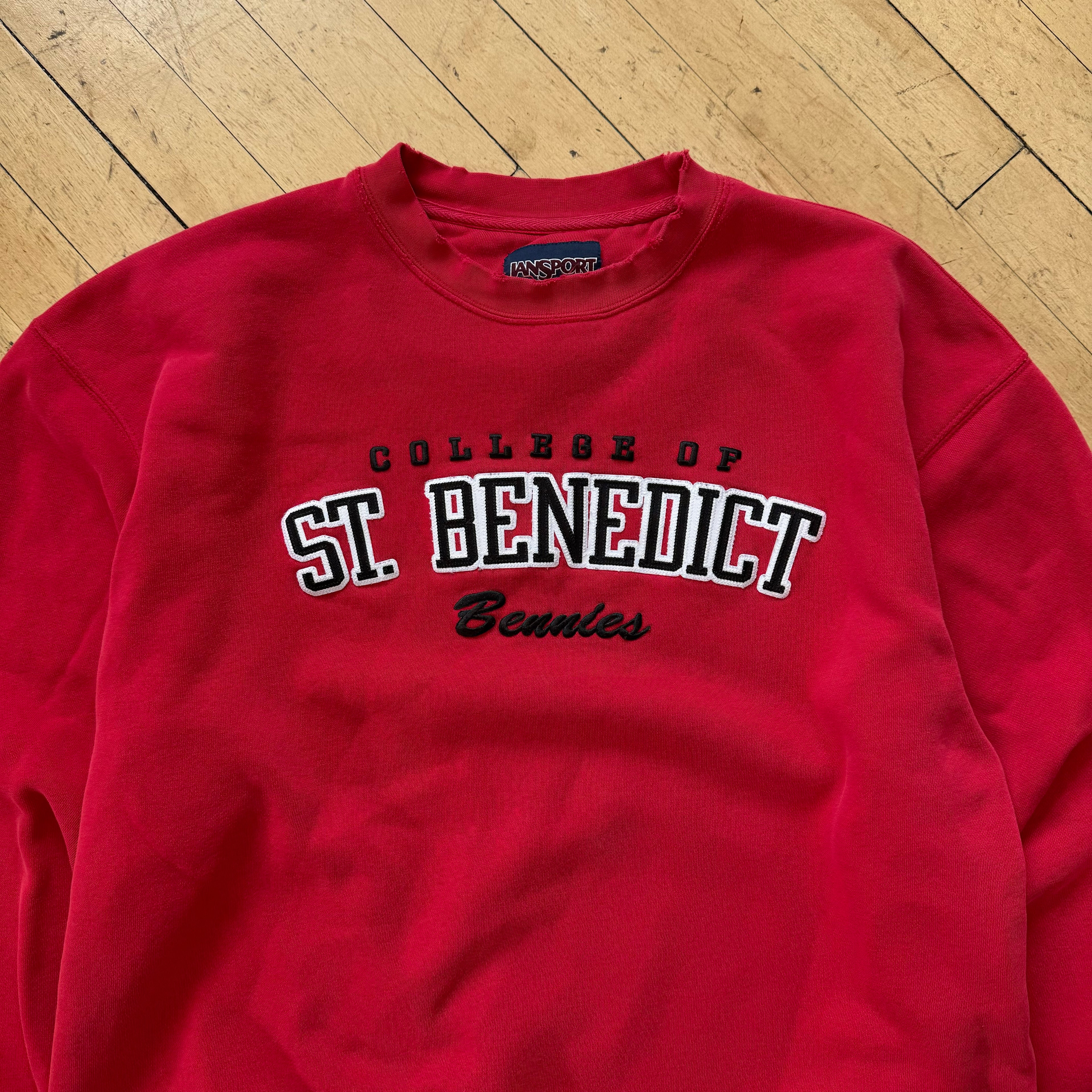 Vintage College Of St. Benedict CrewNeck Sz XL