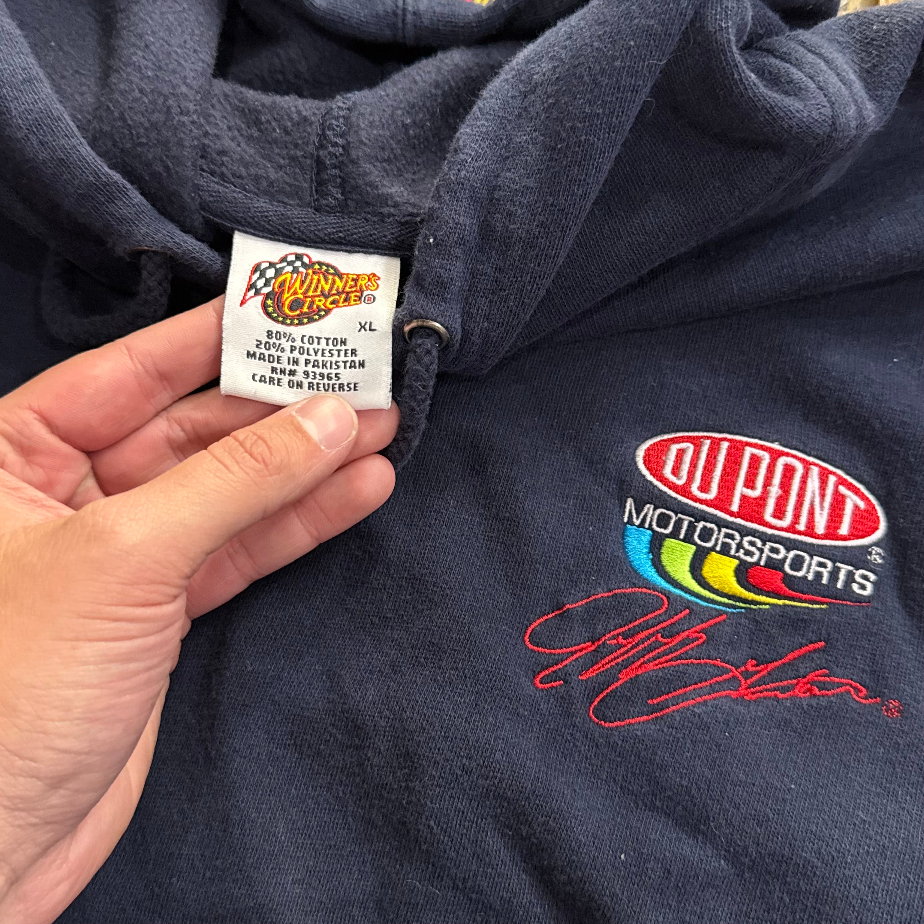 Vintage NASCAR Hoodie Sz XL