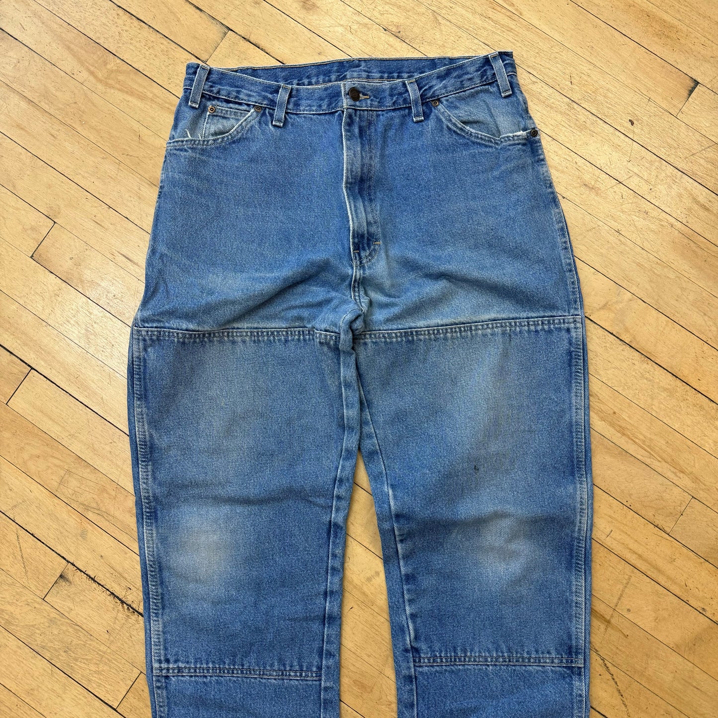 Vintage Dickies Dounle Knee Denim Jeans Sz 38x30