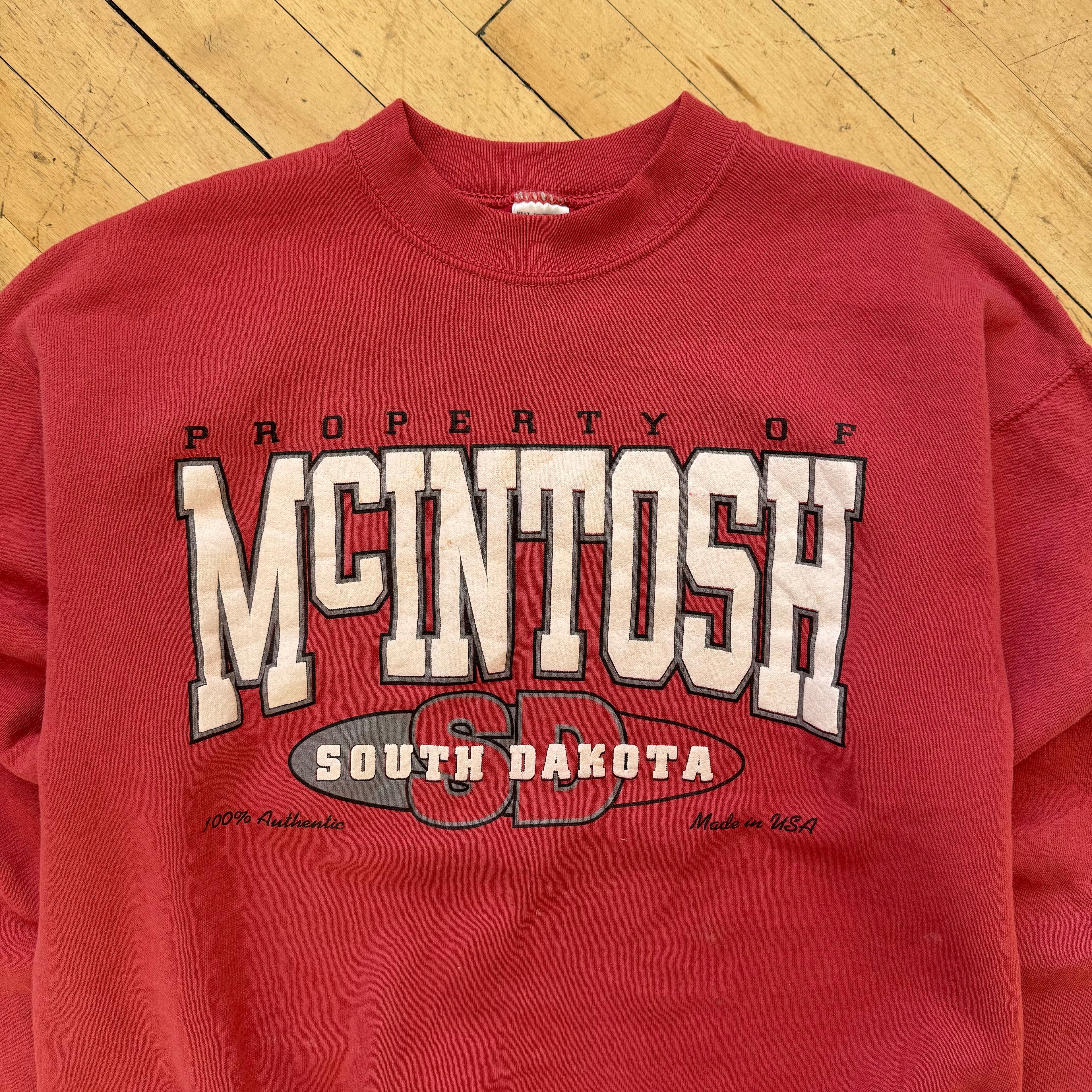 Vintage McIntosh South Dakota CrewNeck Sz L