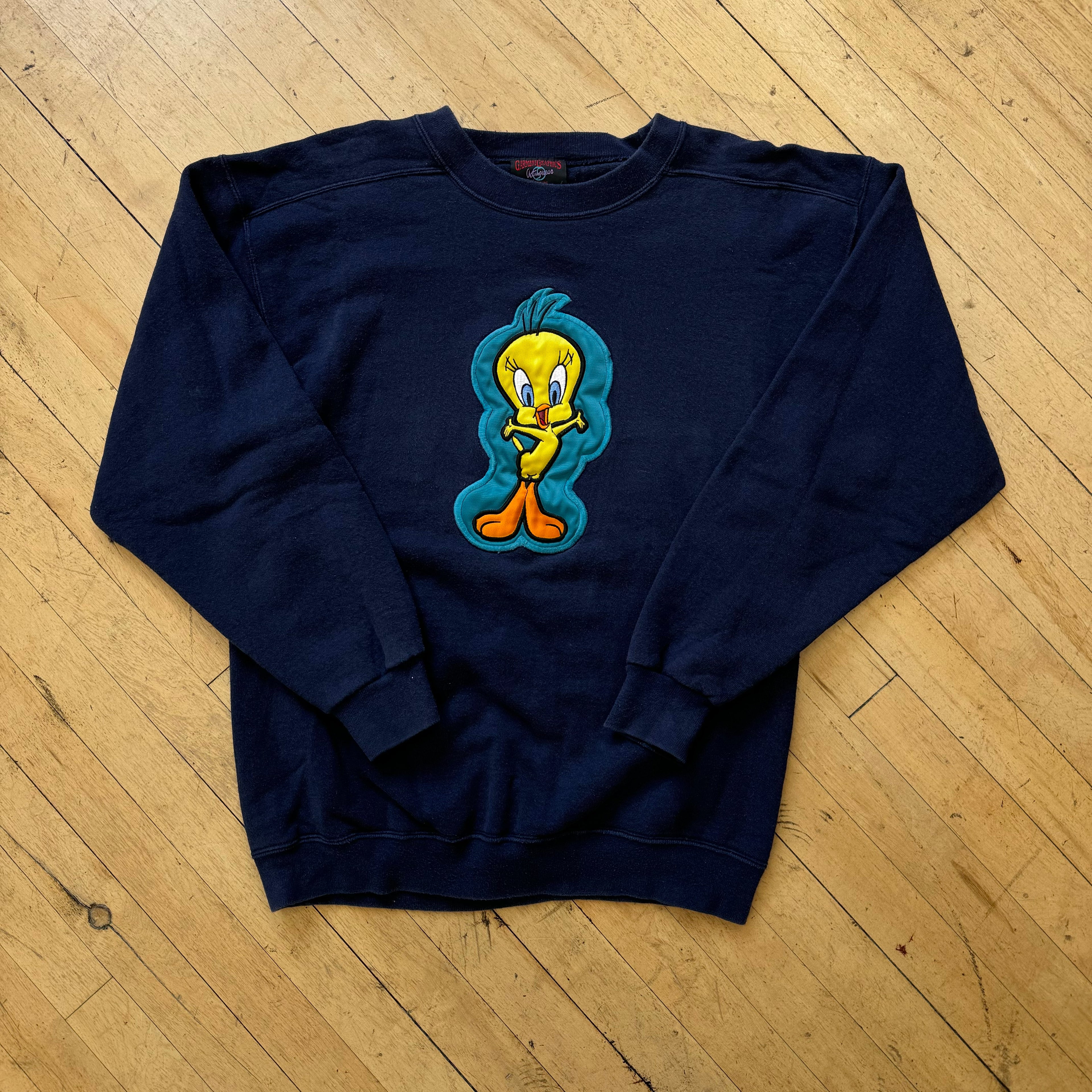 Vintage Looney Tunes Tweety Bird  Crewneck Sz M