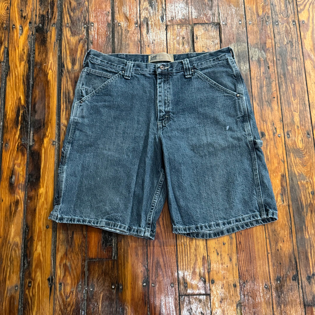 Vintage Lee Dungarees Denim Jean Shorts Sz 36