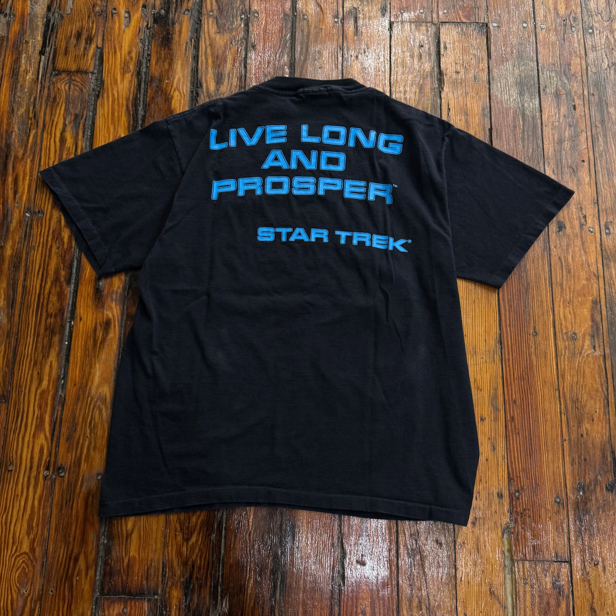 Vintage Star Trek Spock Live Long & Prosper T-shirt Sz L