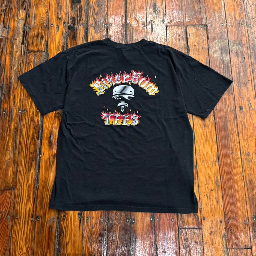 Vintage Biker Bum Tees T-shirt Sz L
