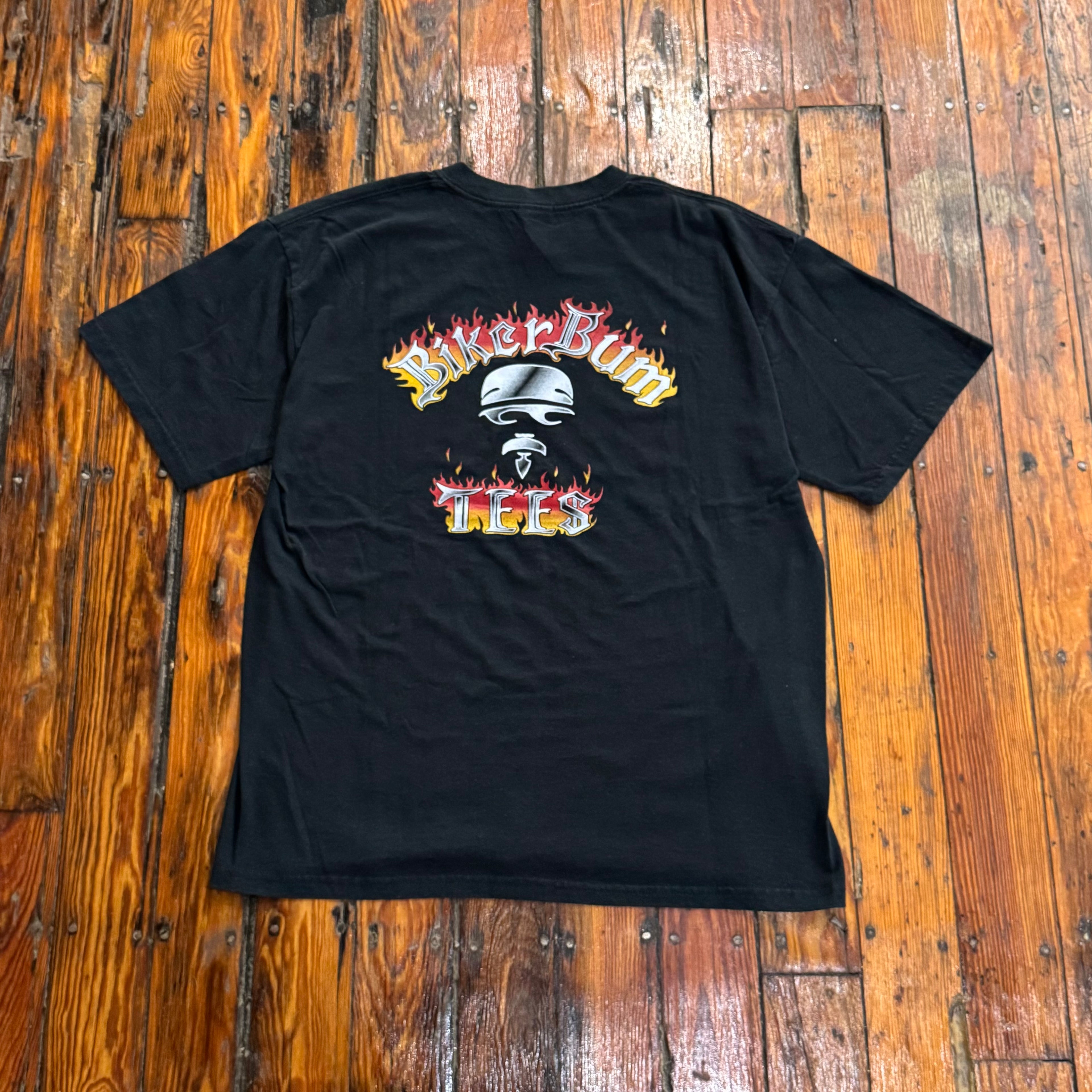 Vintage Biker Bum Tees T-shirt Sz L