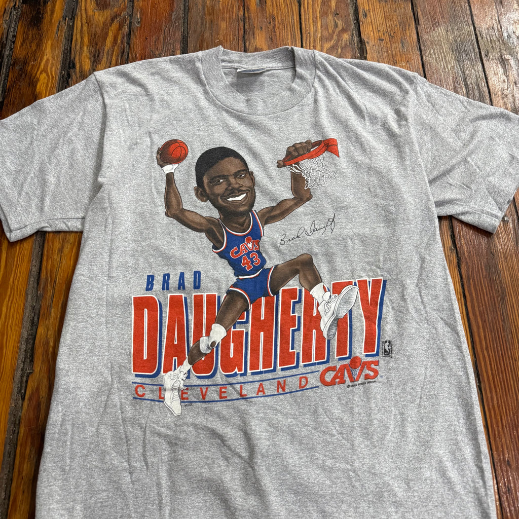 Vintage Cleveland Cavs Brad Daugherty T-shirt Sz L