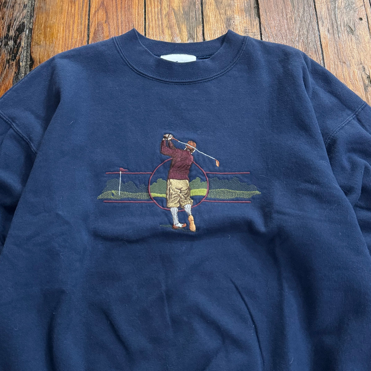 Vintage Embroidered Golf Crewneck Sz M