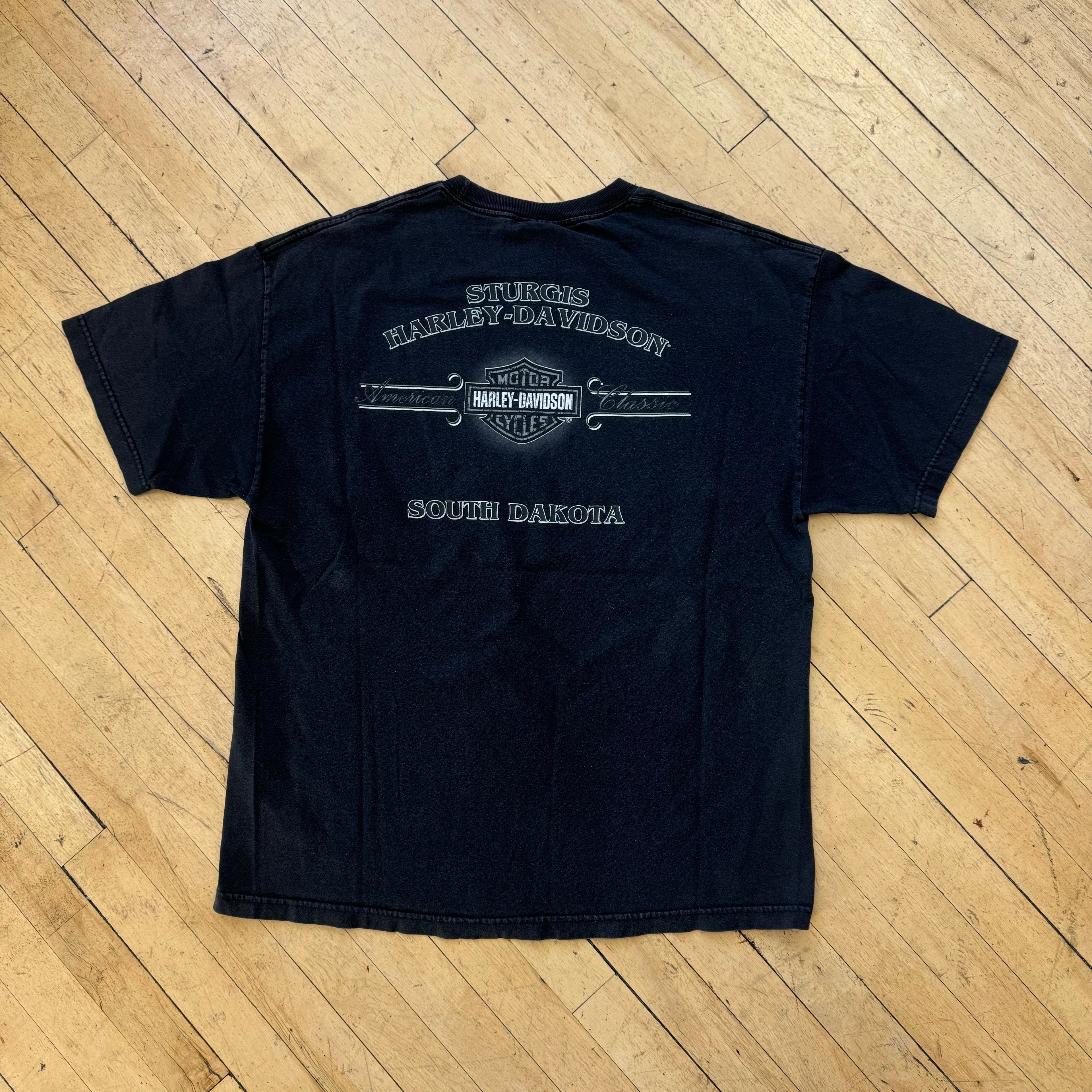 Harley Davidson Motorcycles Sturgis SD T-shirt Sz L