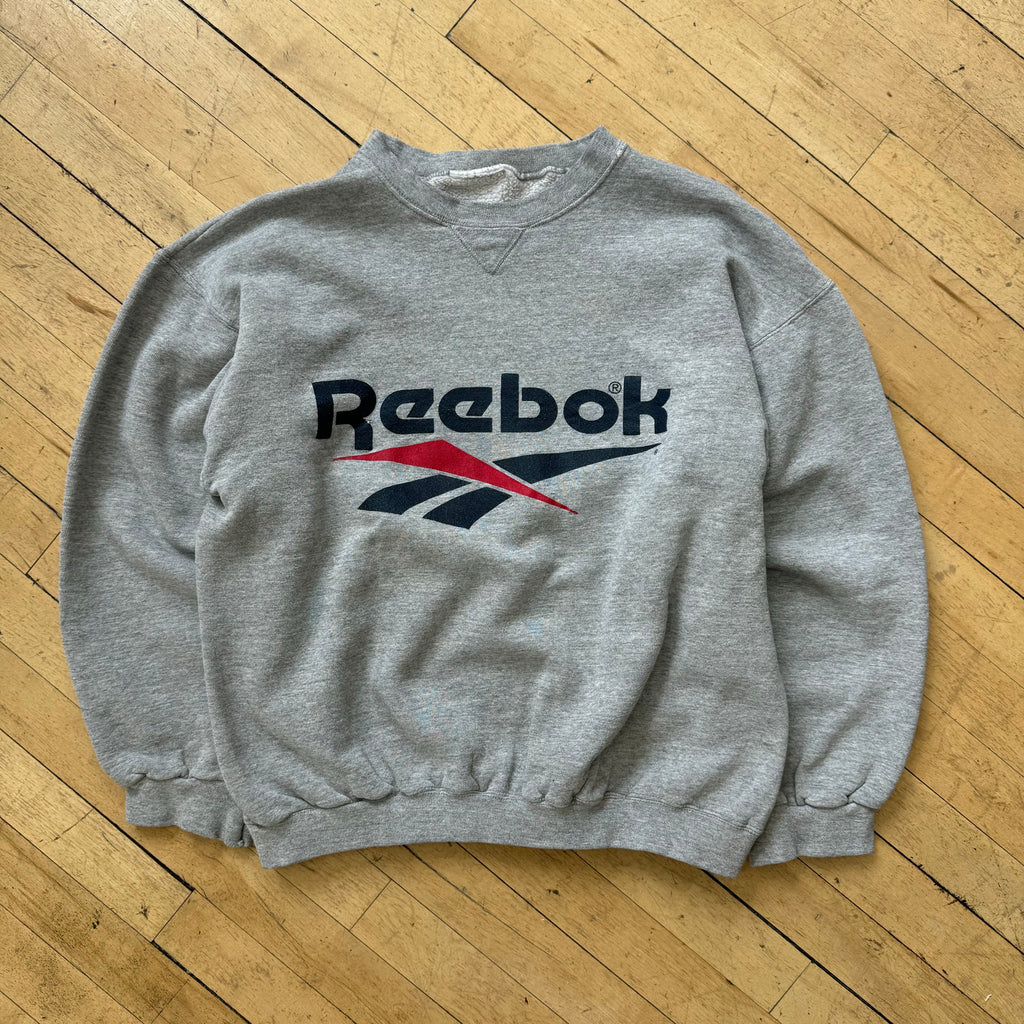 Vintage Reebok Logo Crewneck Sz S