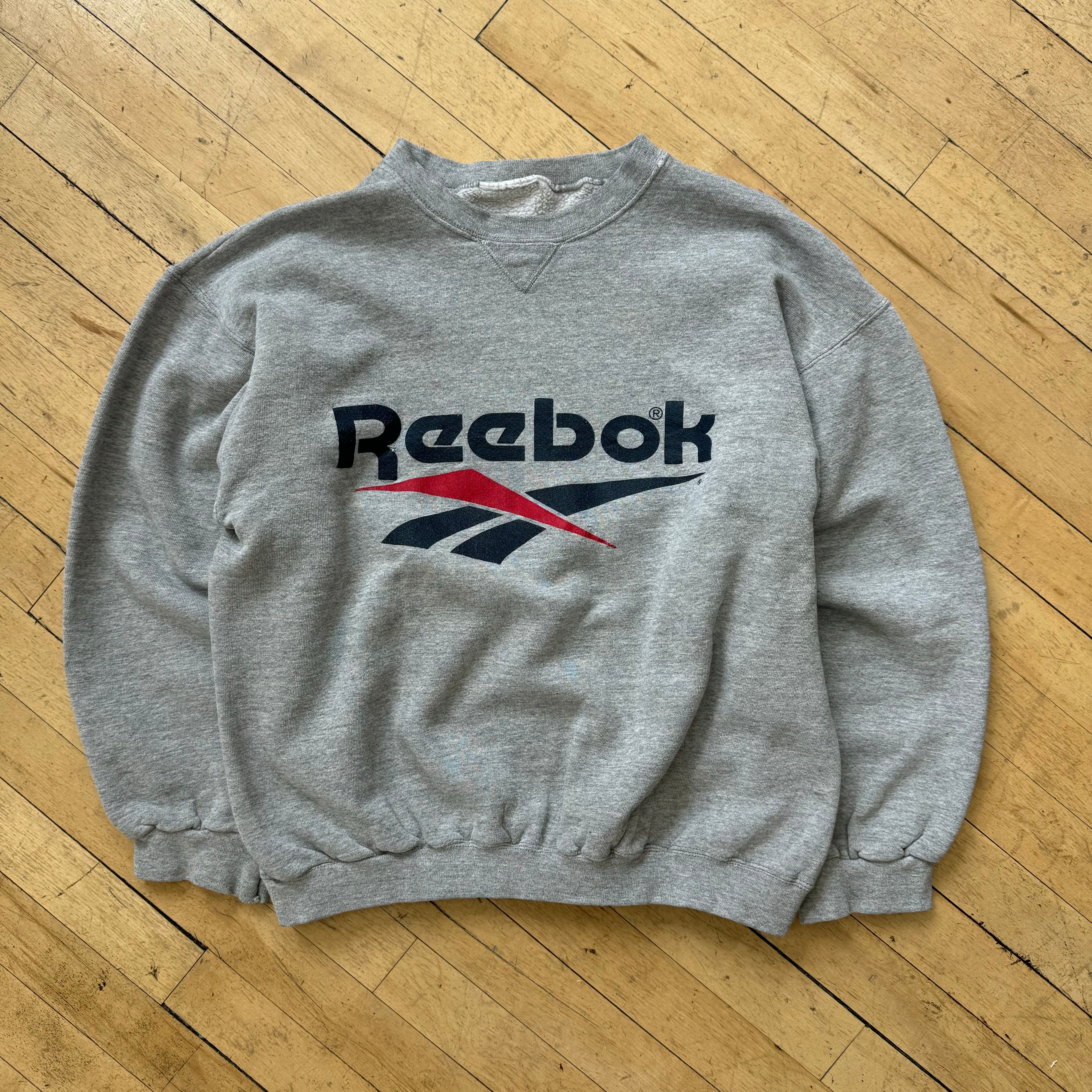 Vintage Reebok Logo Crewneck Sz S