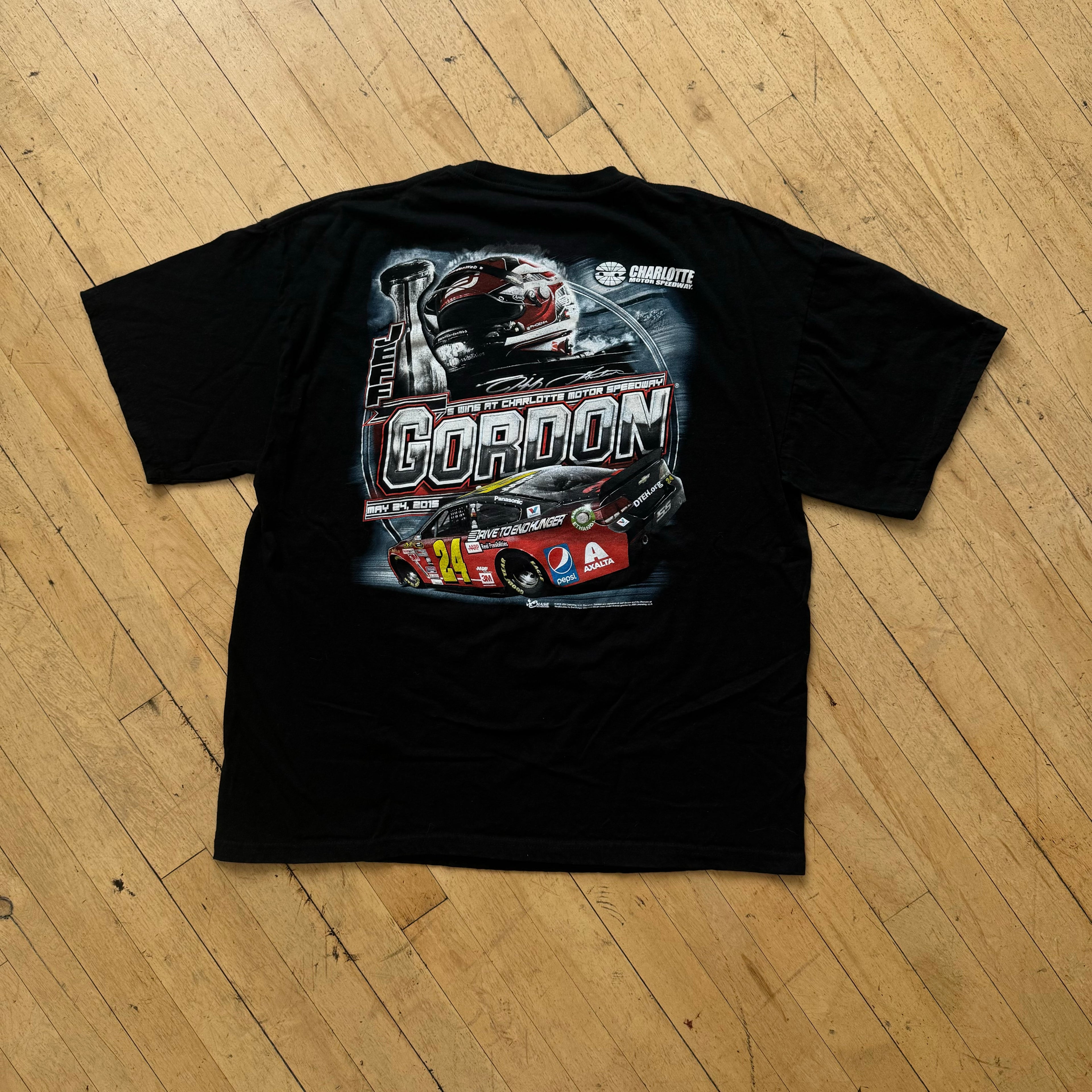 Jeff Gordon Charlotte Speedway T-shirt Sz XL