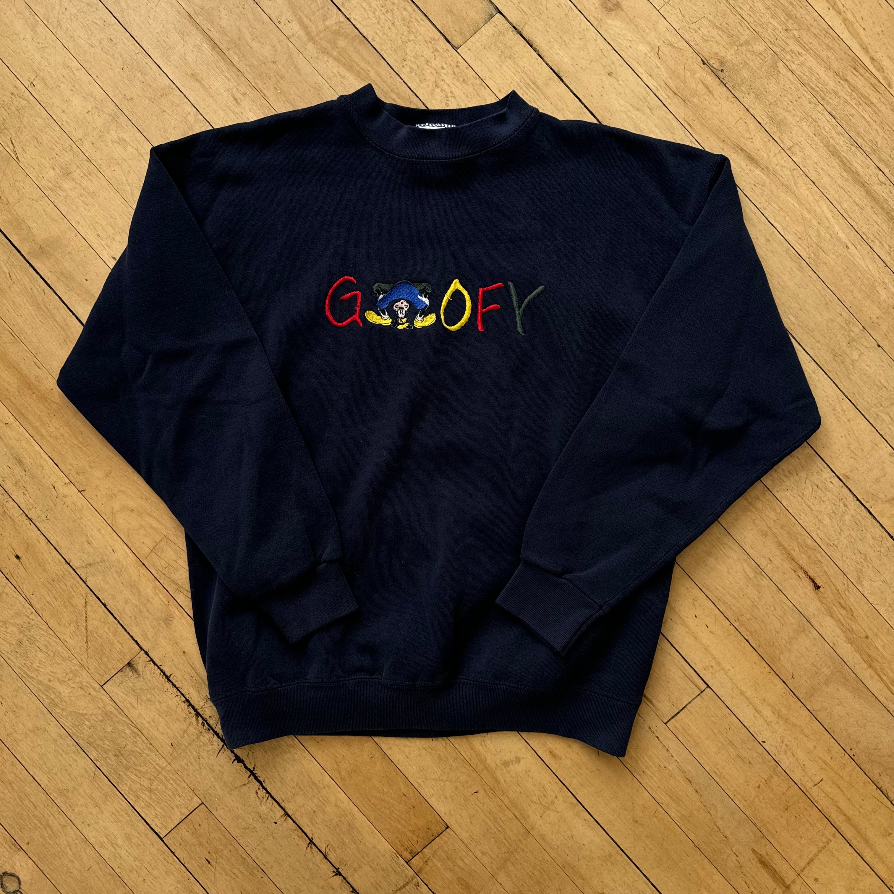 Vintage Goofy SpellOut CrewNeck Sz M