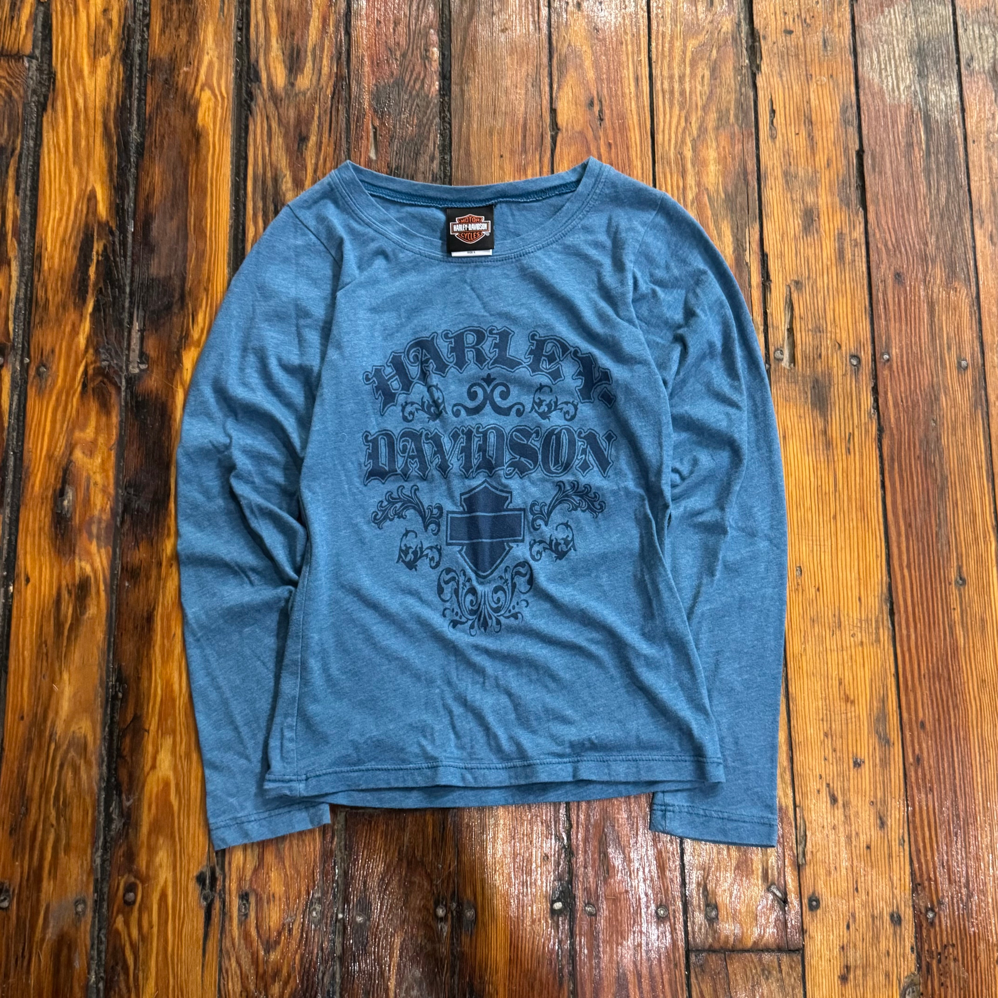 Y2K Harley Davidson Long Sleeve T-shirt Sz M