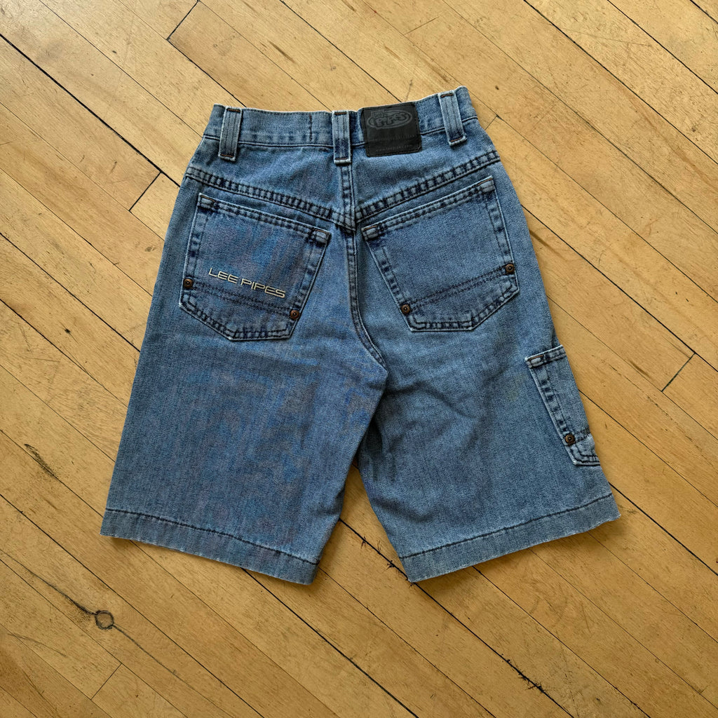Vintage Le Pipes Denim Jean Shorts Sz 12