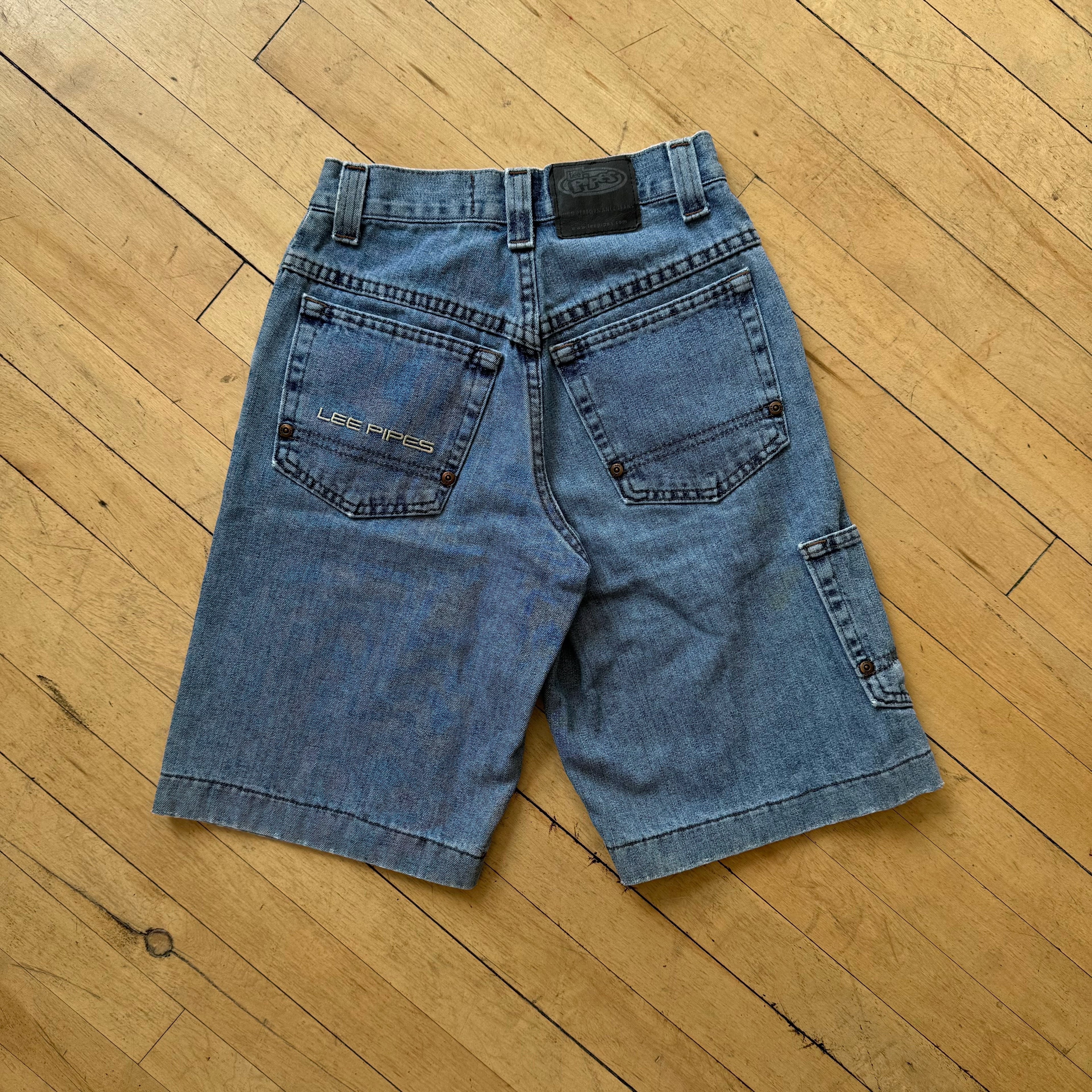 Vintage Le Pipes Denim Jean Shorts Sz 12