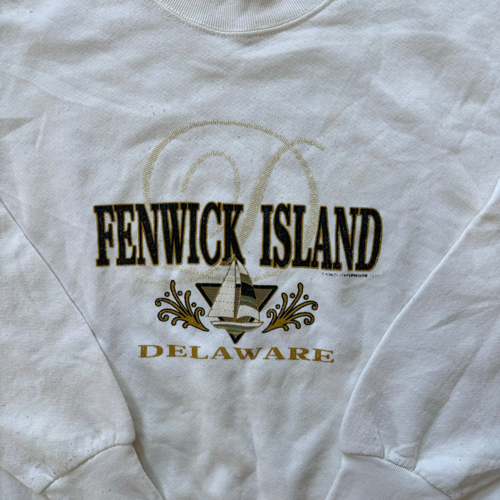 Vintage Fenwick Island Crewneck Sz S