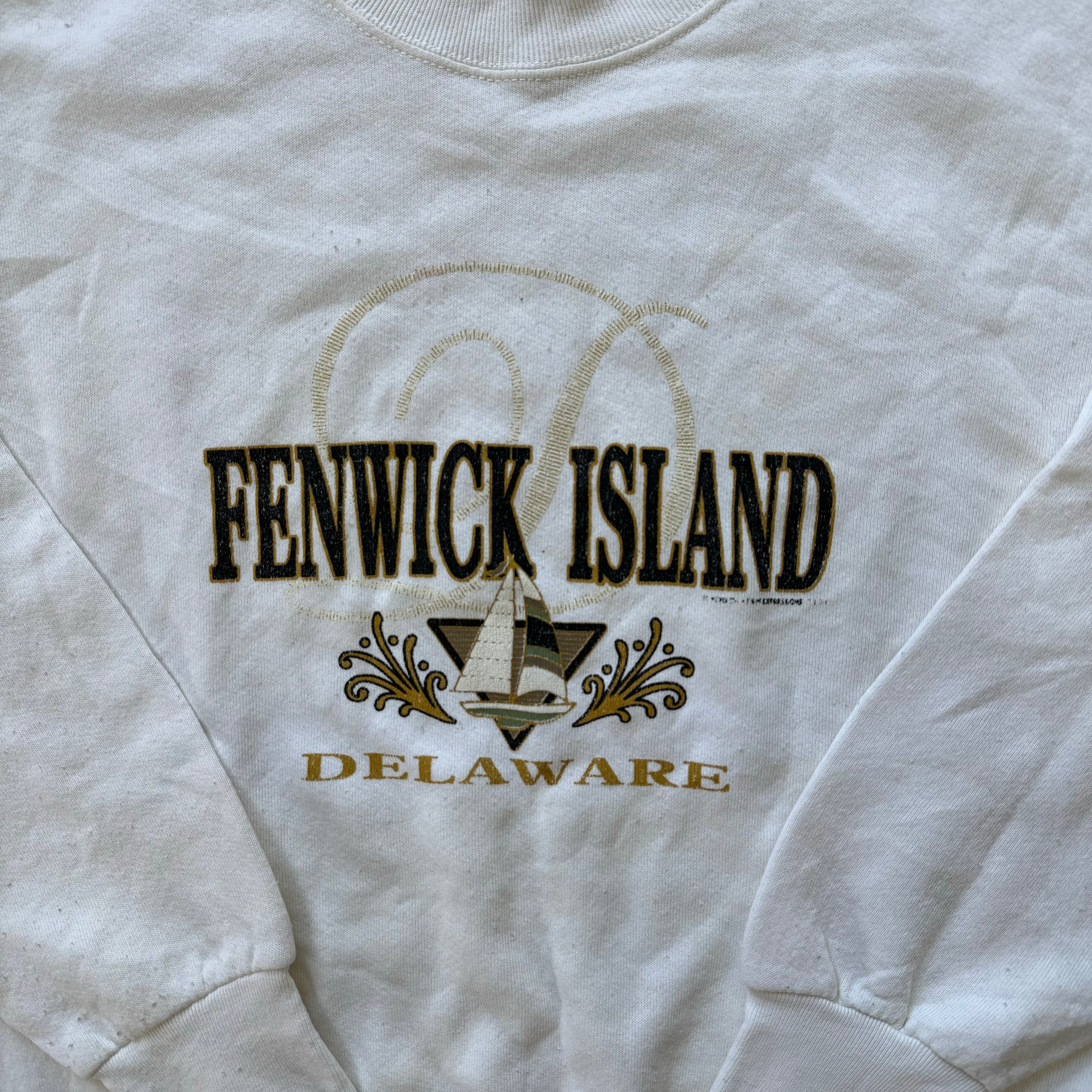 Vintage Fenwick Island Crewneck Sz S