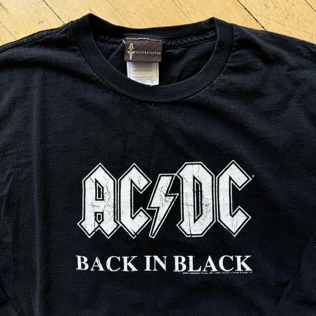 Vintage AC/DC Back In Black L/S T-shirt Sz L