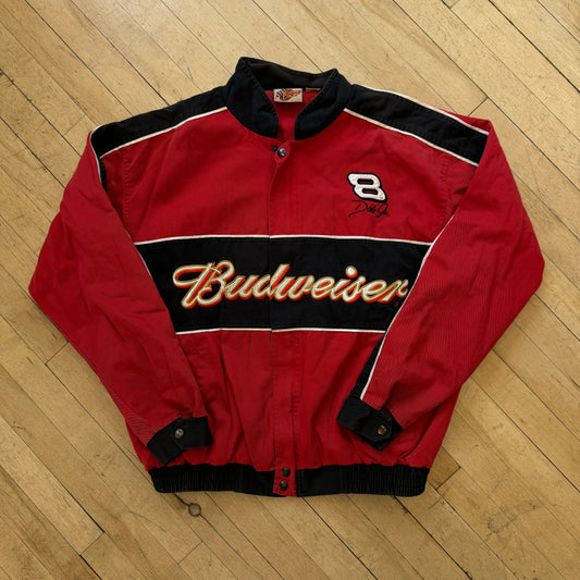 Vintage Budweiser Racing Jacket Sz L