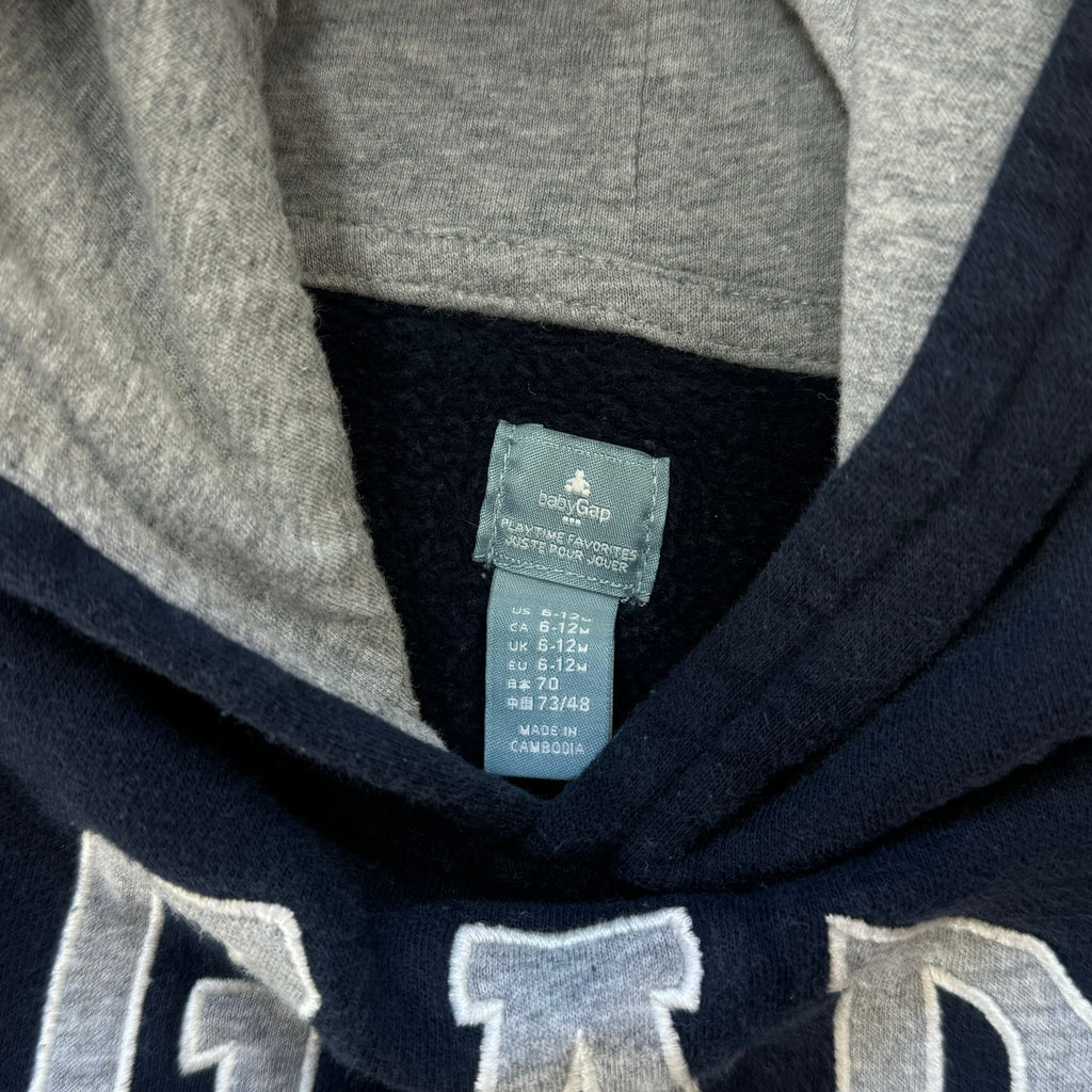 Y2K Baby Gap SpellOut Hoodie Sz 6-12M