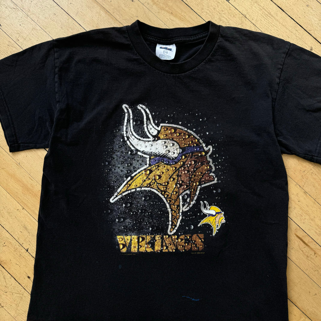 Vintage Minnesota Vikings Rain T-shirt Sz S
