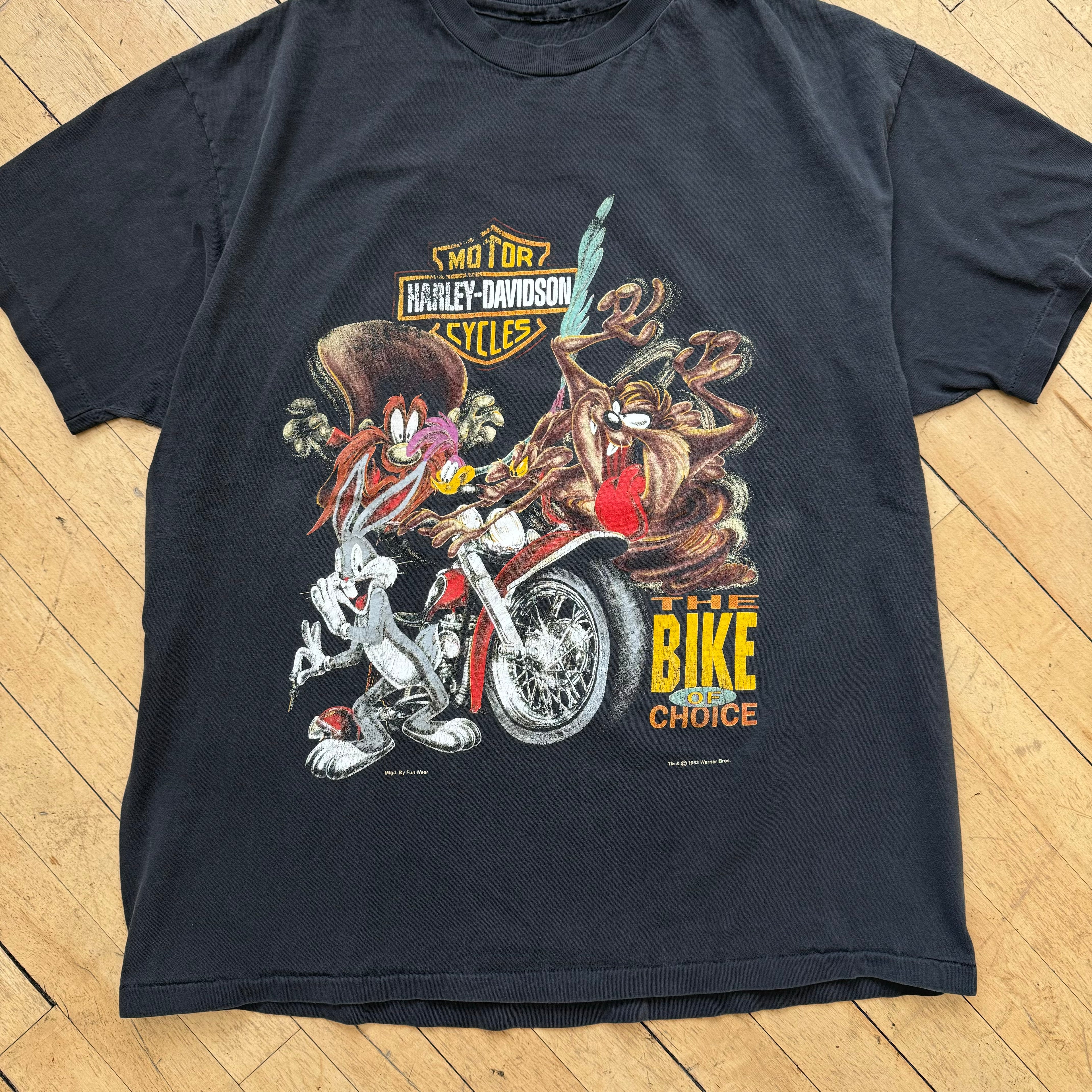Vintage Harley Davidson x Looney Tunes T-shirt Sz XL