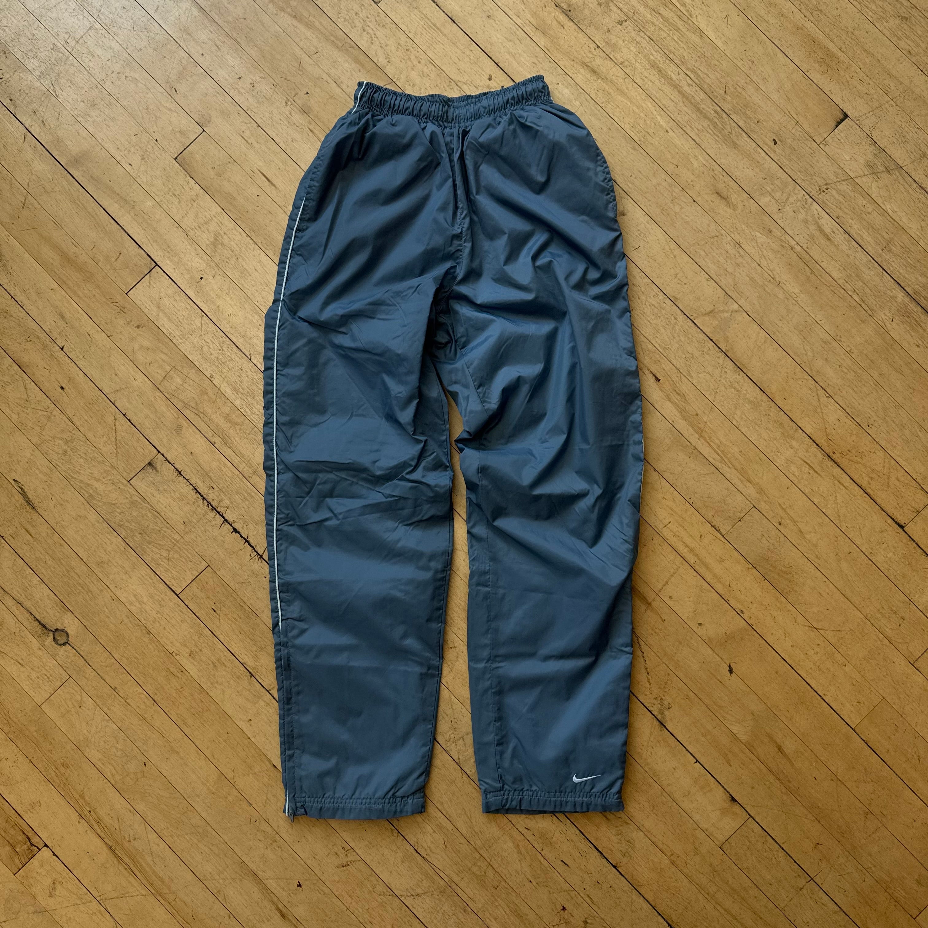 Vintage Grey Blue Nike TrackPants Sz S