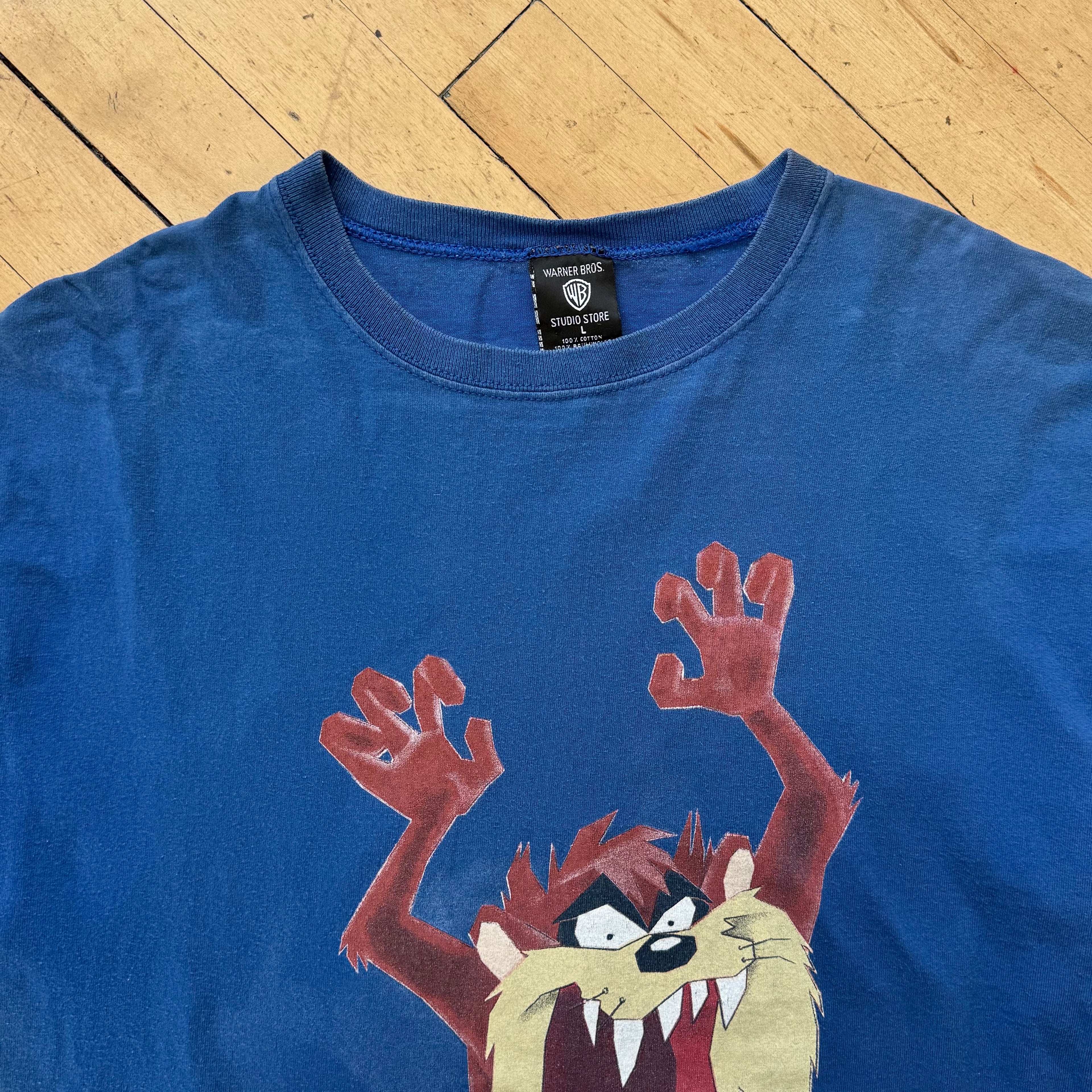 Vintage Looney Tunes Taz T-shirt Sz L