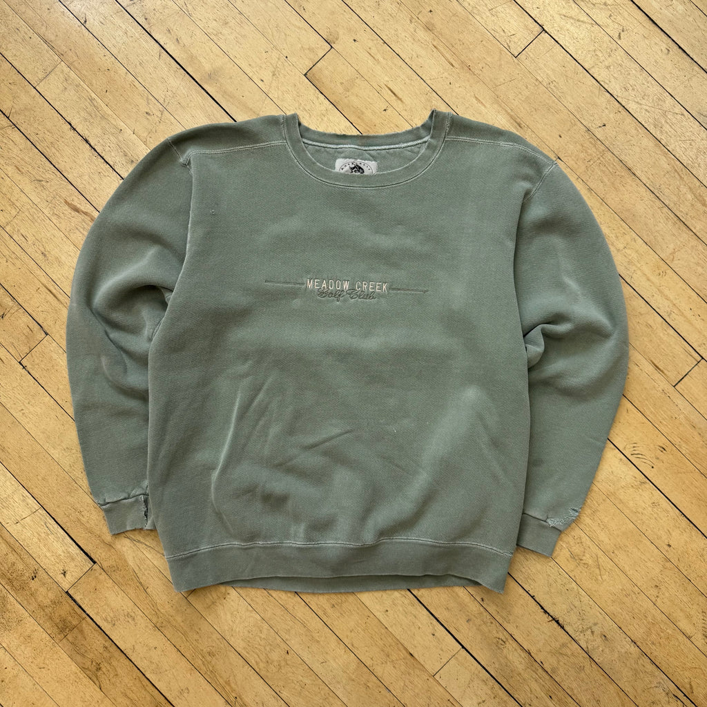 Vintage Meadow Creek Golf Club CrewNeck Sz L