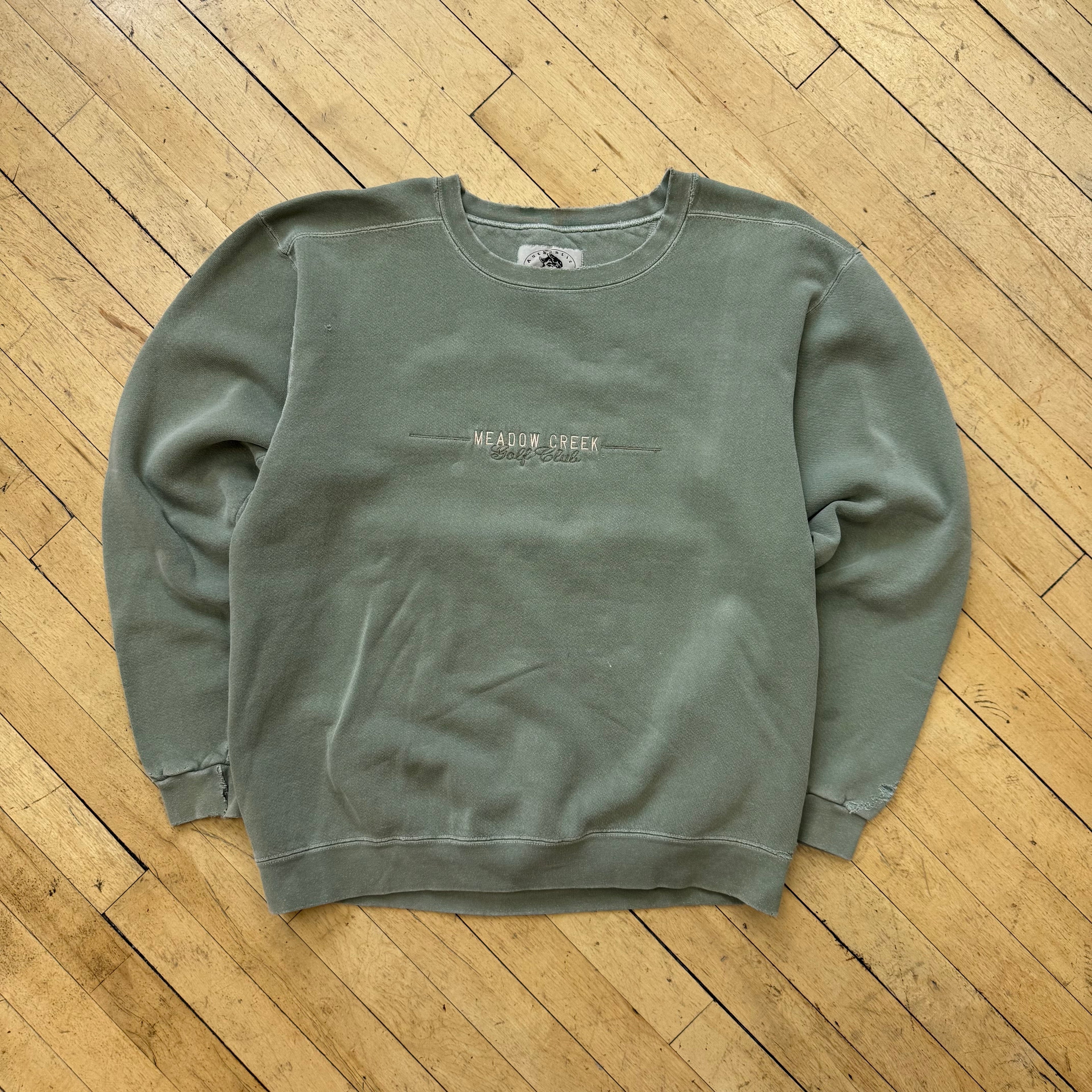 Vintage Meadow Creek Golf Club CrewNeck Sz L