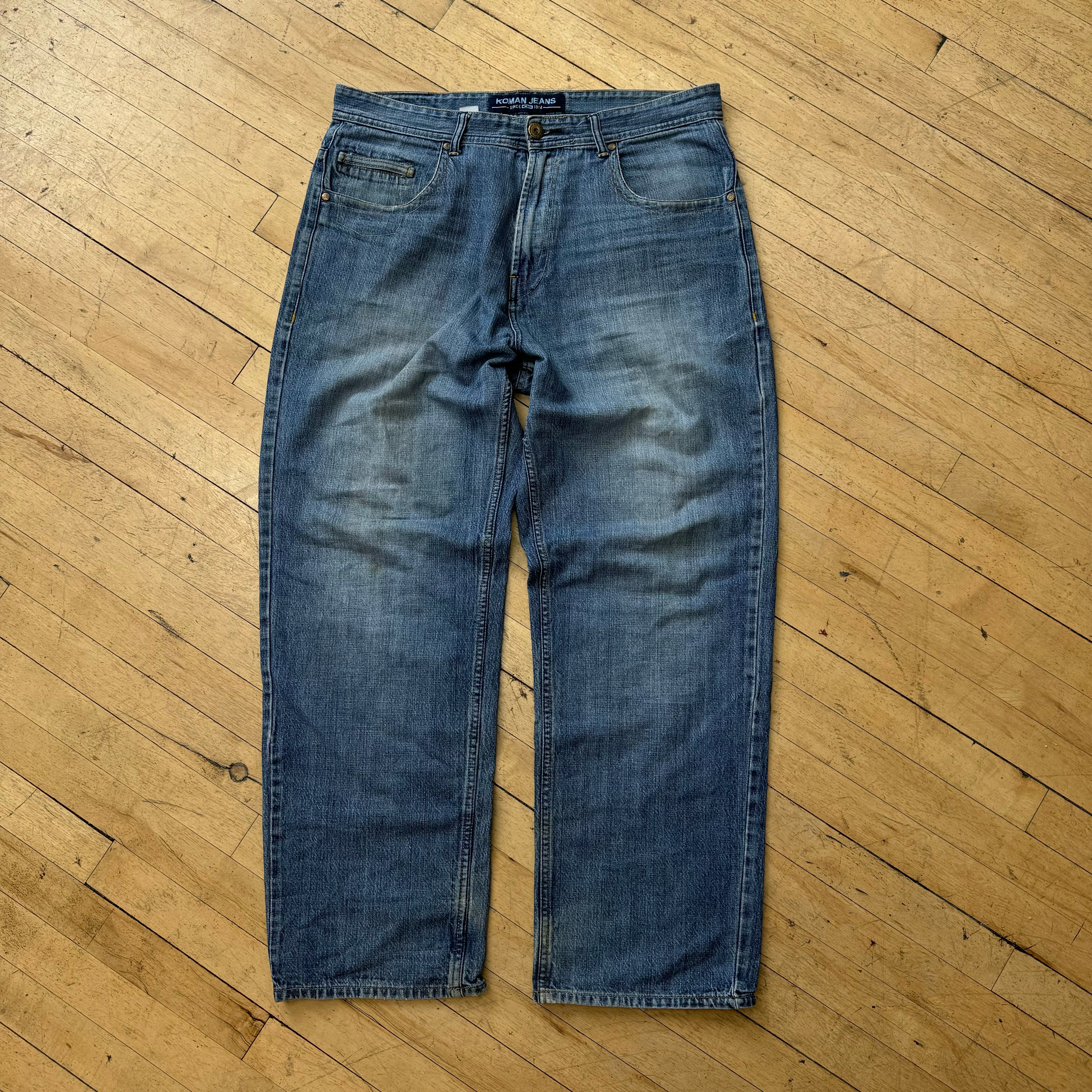 Y2K Koman Jeans Denim Jeans Sz 38x34